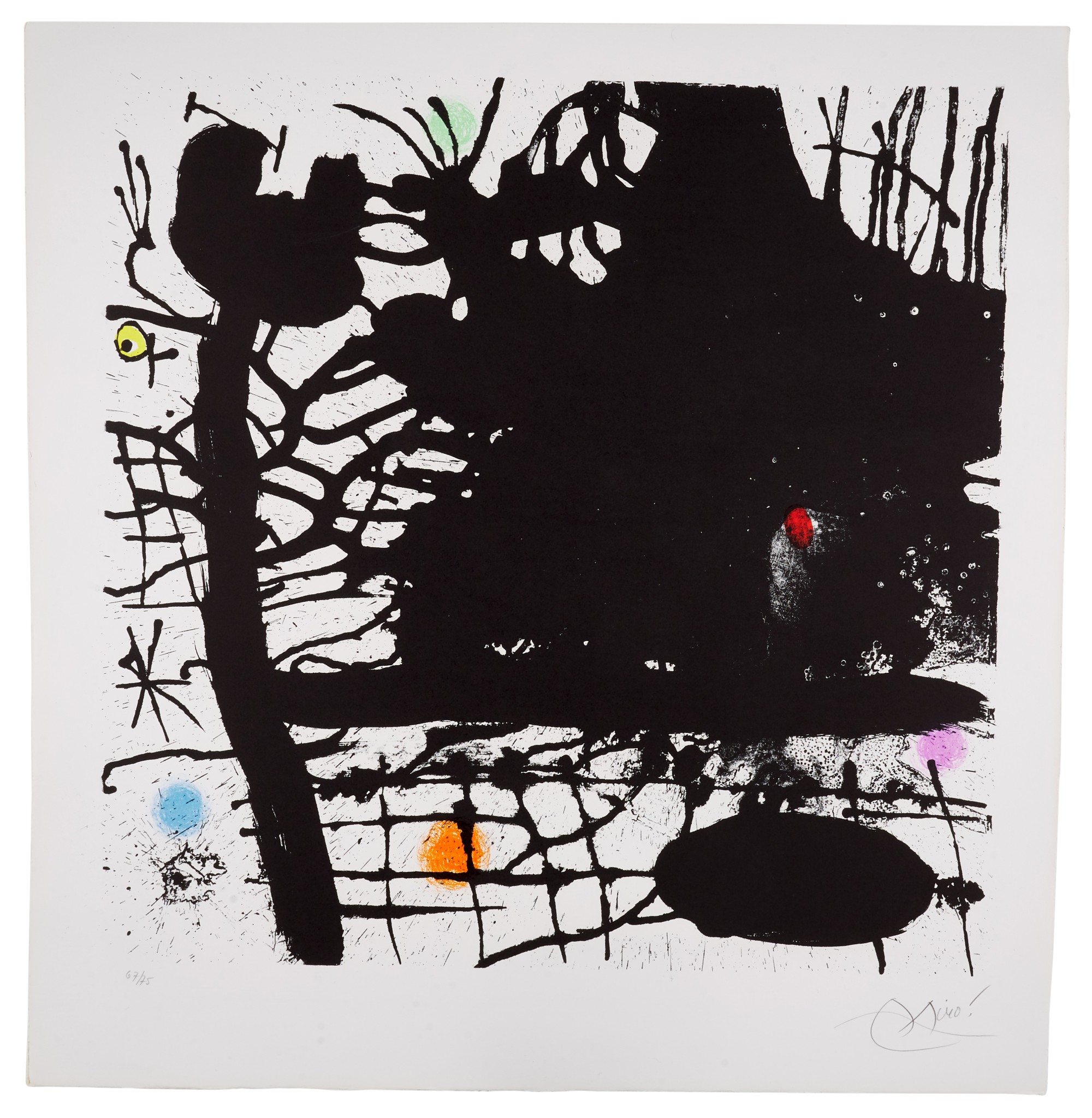 Joan Miró — La Nuit Tentaculaire (M. 639)