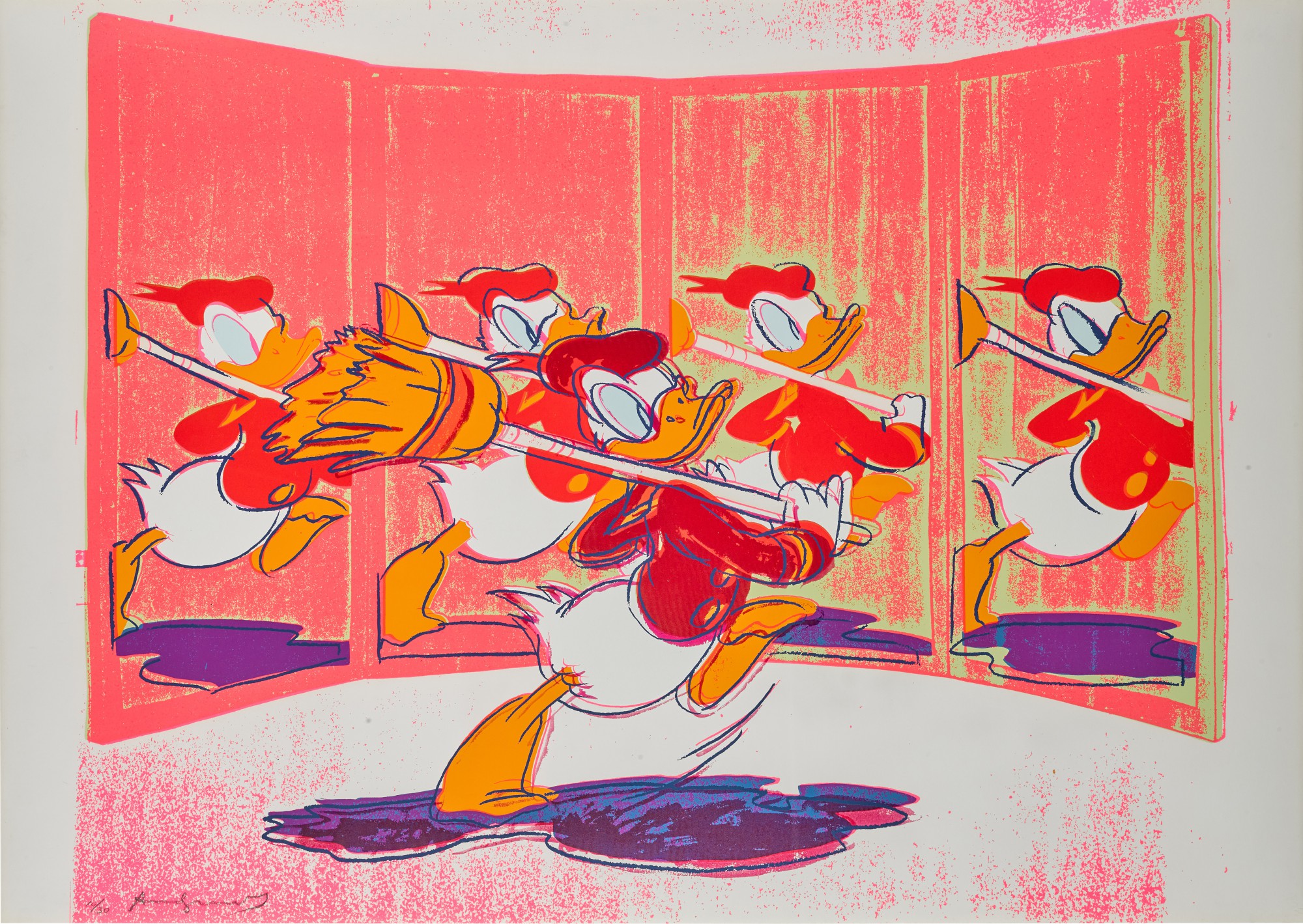 Andy Warhol — Anniversary Donald Duck (F. & S. II.A360)