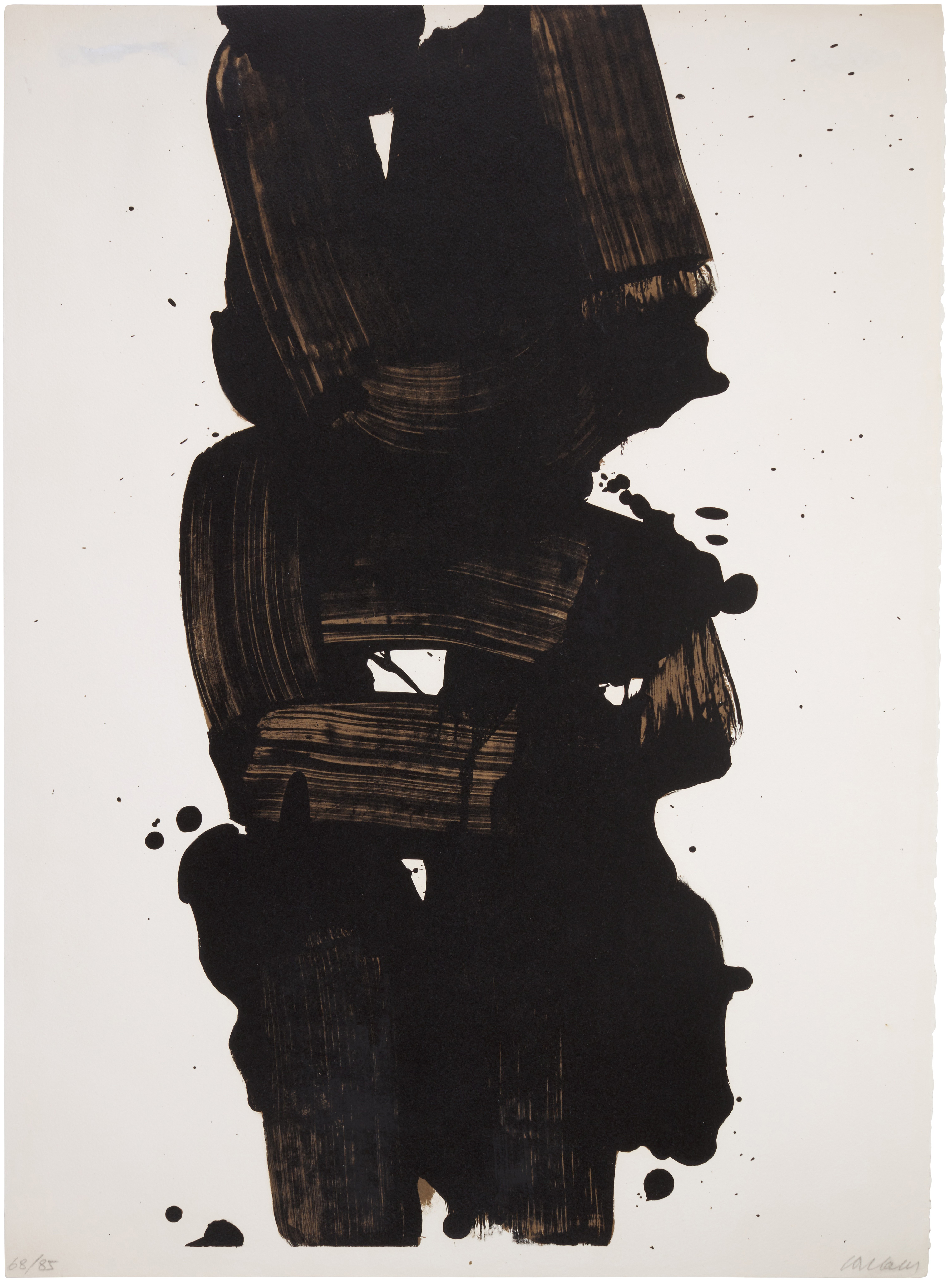 Pierre Soulages — Lithographie No 25 (R. 27)