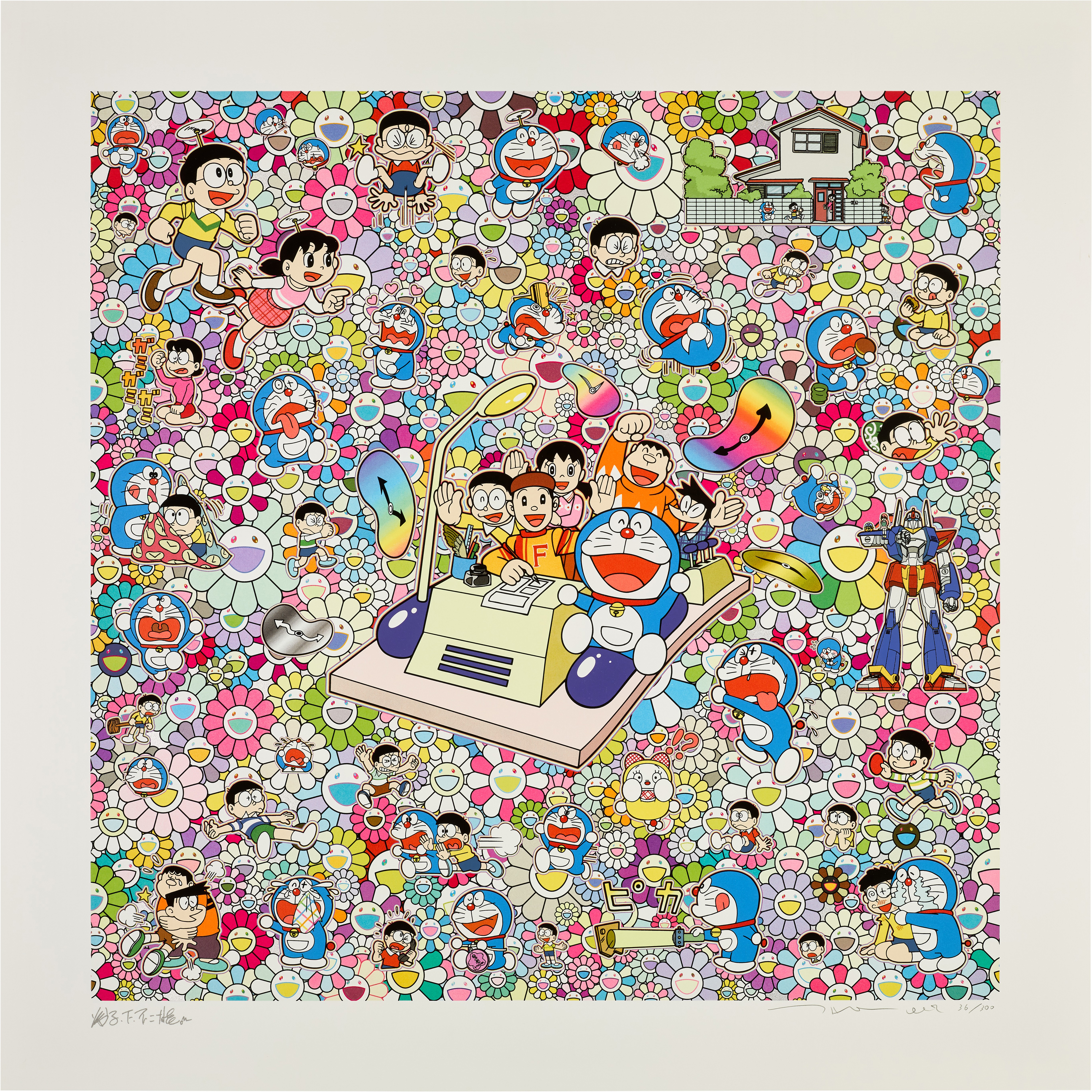 Takashi Murakami — On an Endless Journey on a Time Machine with the Author Fujiko F. Fujio!