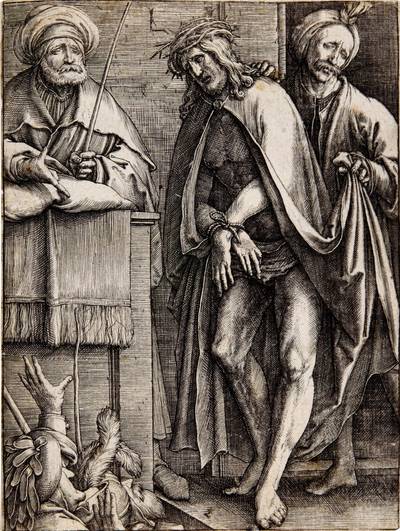 Ecce Homo; and The Fall of Man (Two Works) (New Hollstein 70a/c, 143Ia/III)