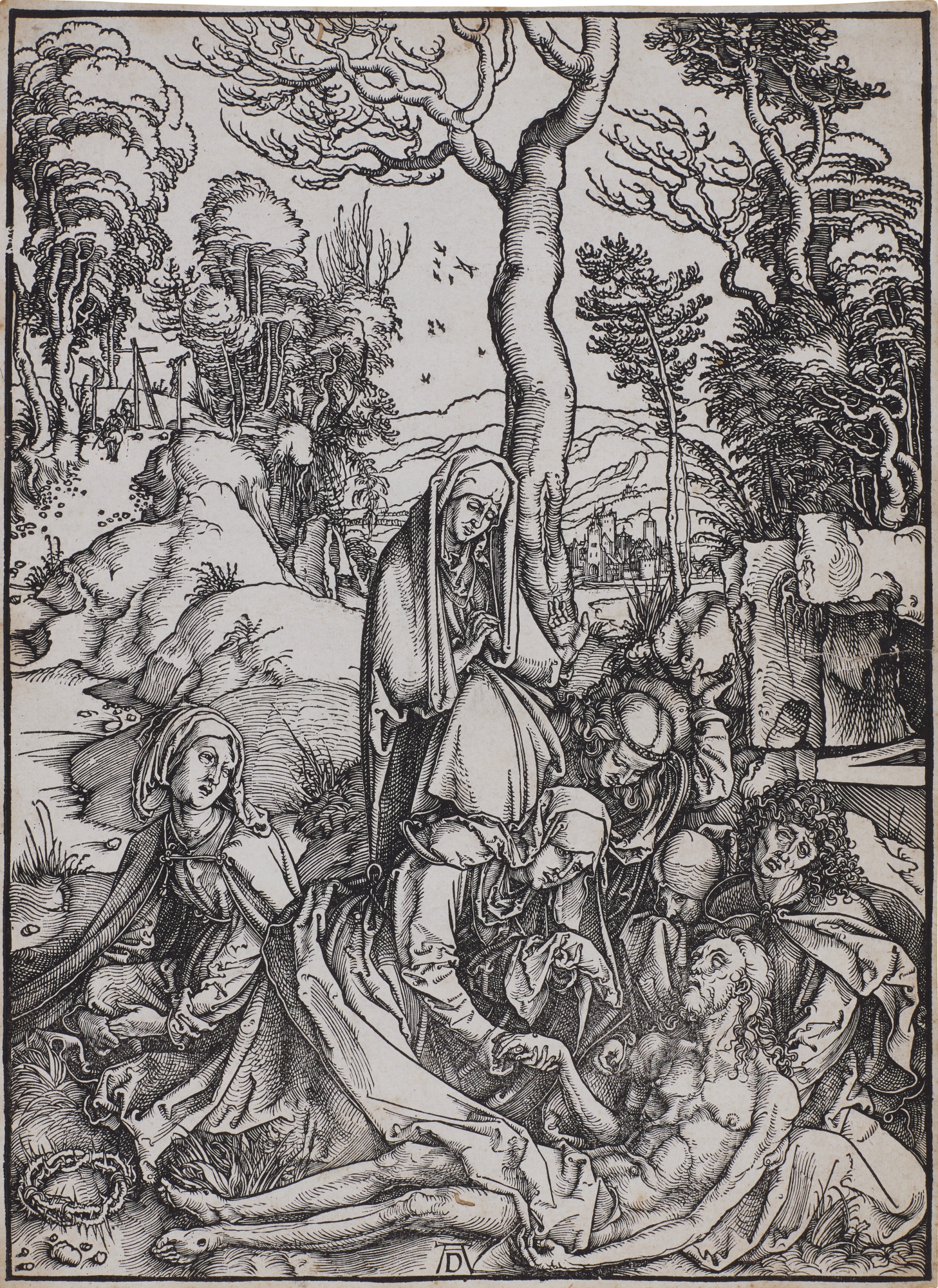 Albrecht Dürer — The Lamentation (B. 13; M., Holl. 122)
