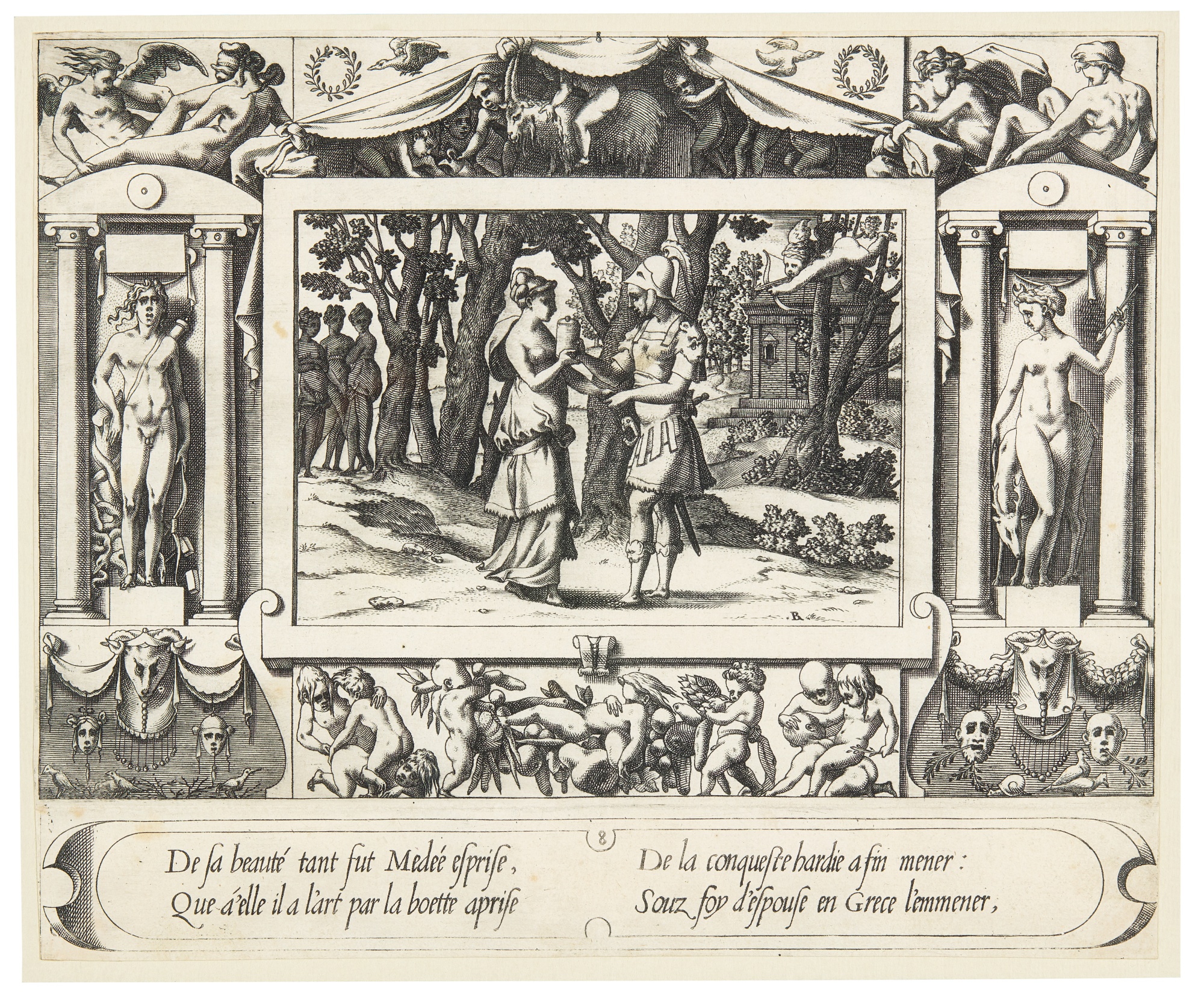 René Boyvin — Histoire de Jason et de la conquête de la toison d'or (Robert-Dumesnil 39-64)