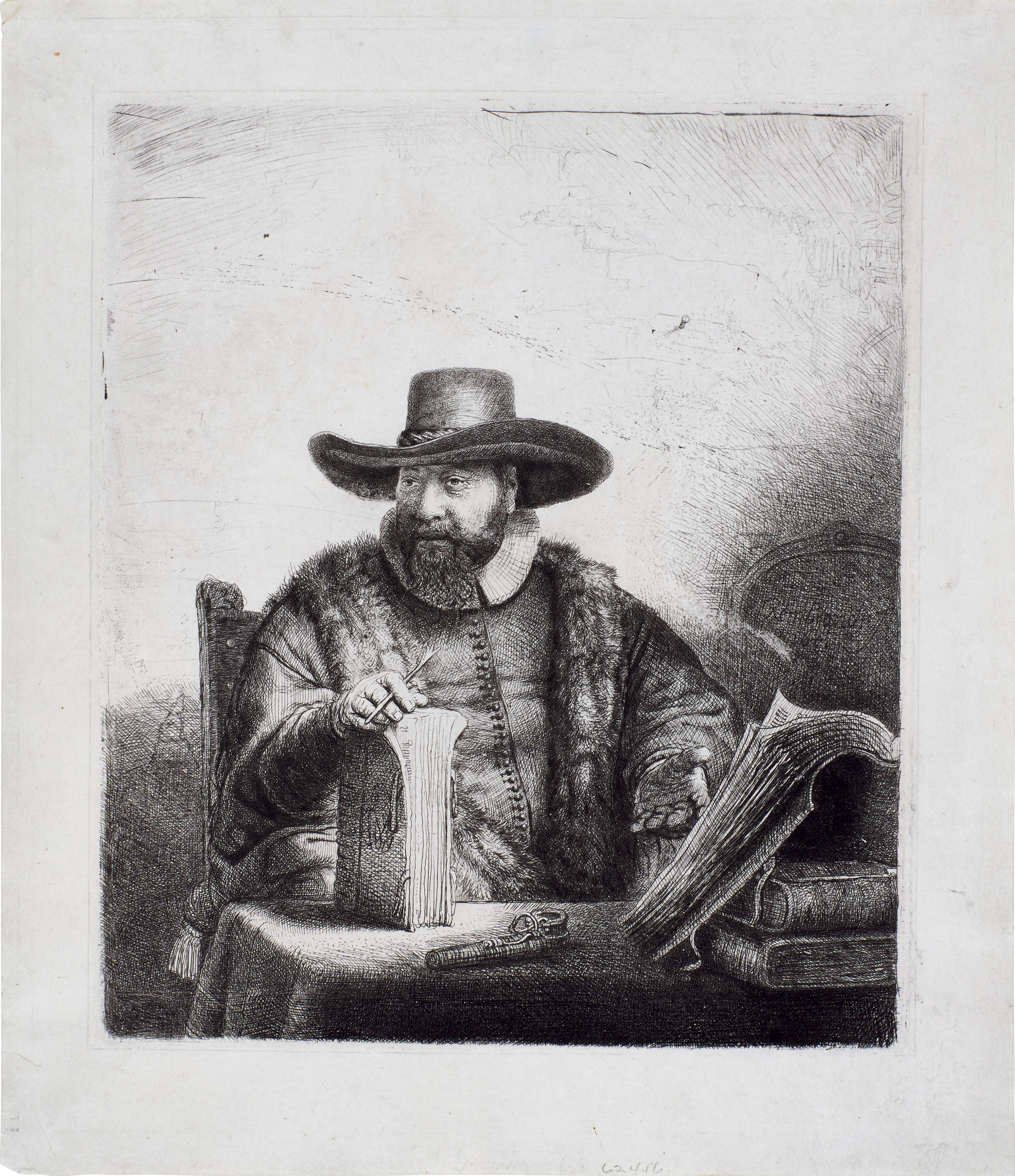 Cornelis Claesz. Anslo, Preacher (B., Holl. 271; New Holl. 197; H. 187)