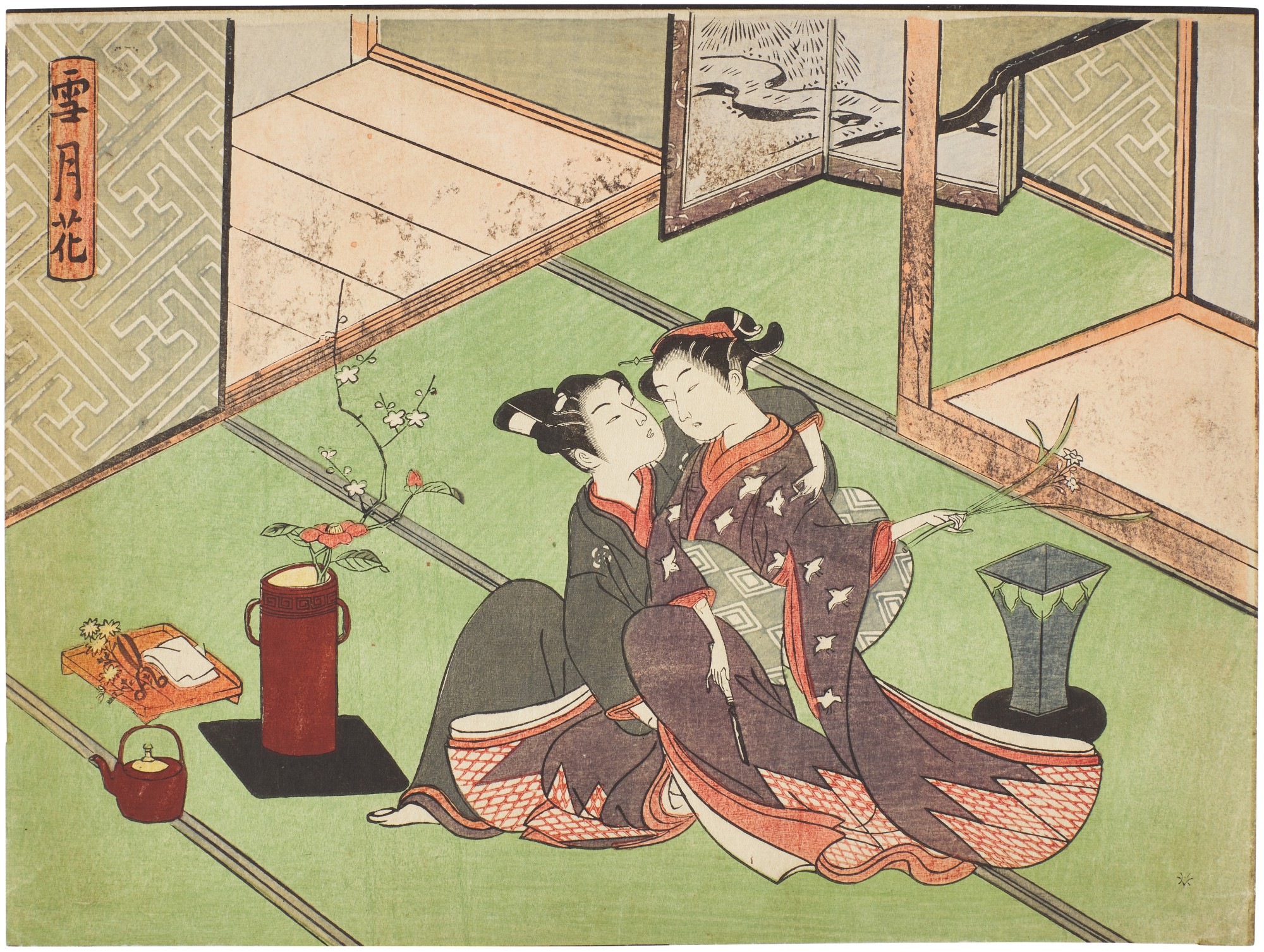 Suzuki Harunobu — Flowers (Hana) | Edo period, 18th century