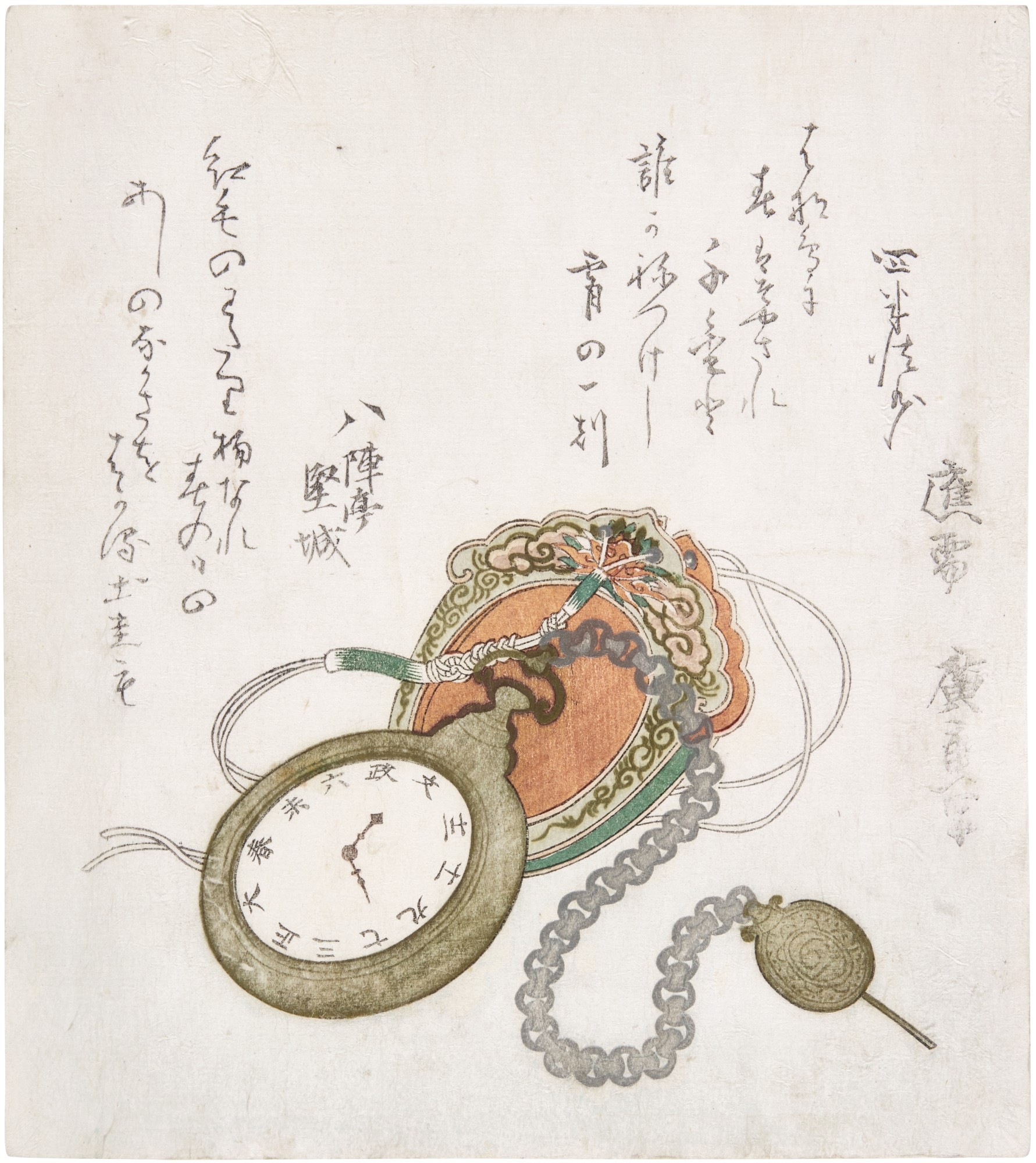 Unknown — A western pocket watch | Edo period, 19th century