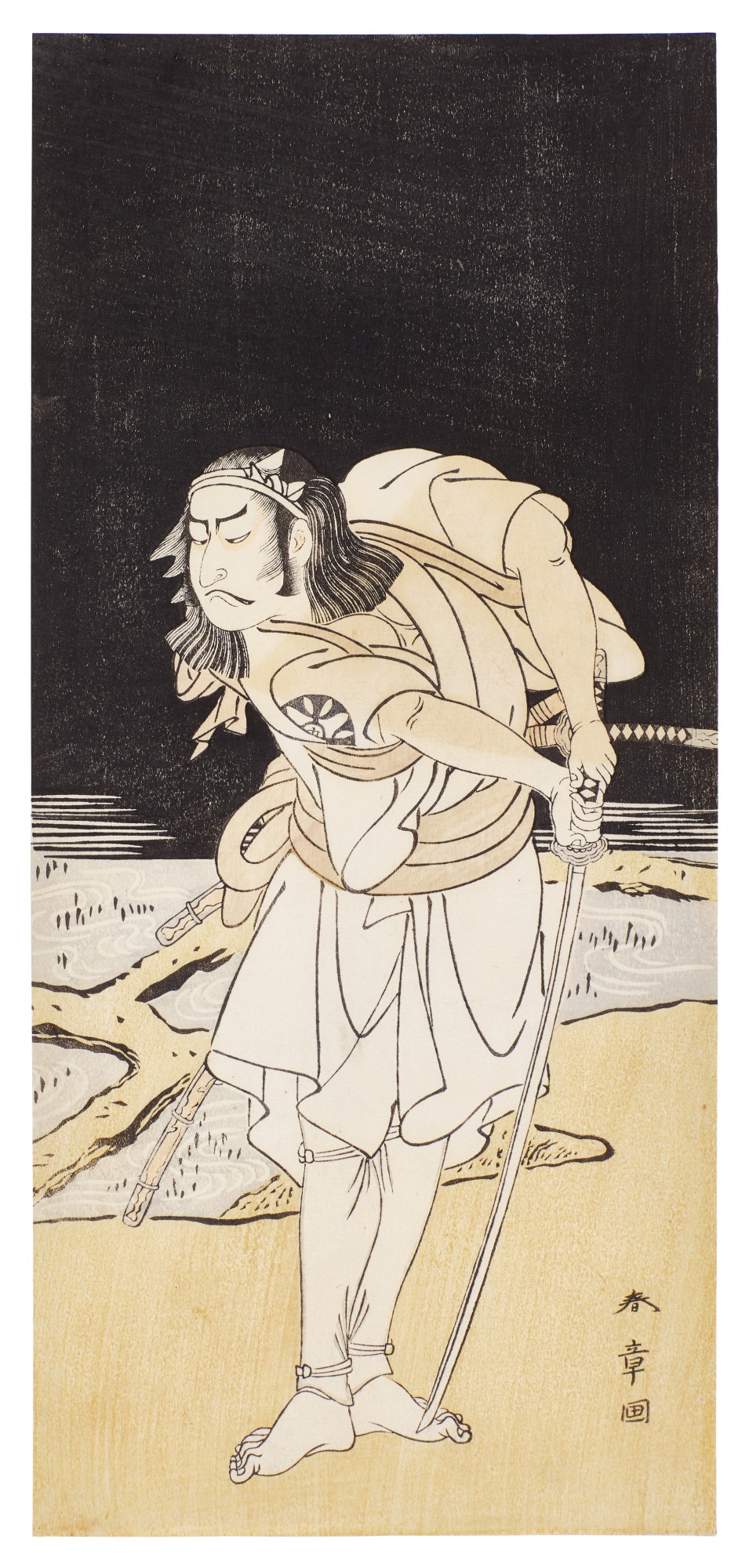 Katsukawa Shunsho — The actor Otani Hiroji III in the role Banba no Chuda | Edo period, 18th century