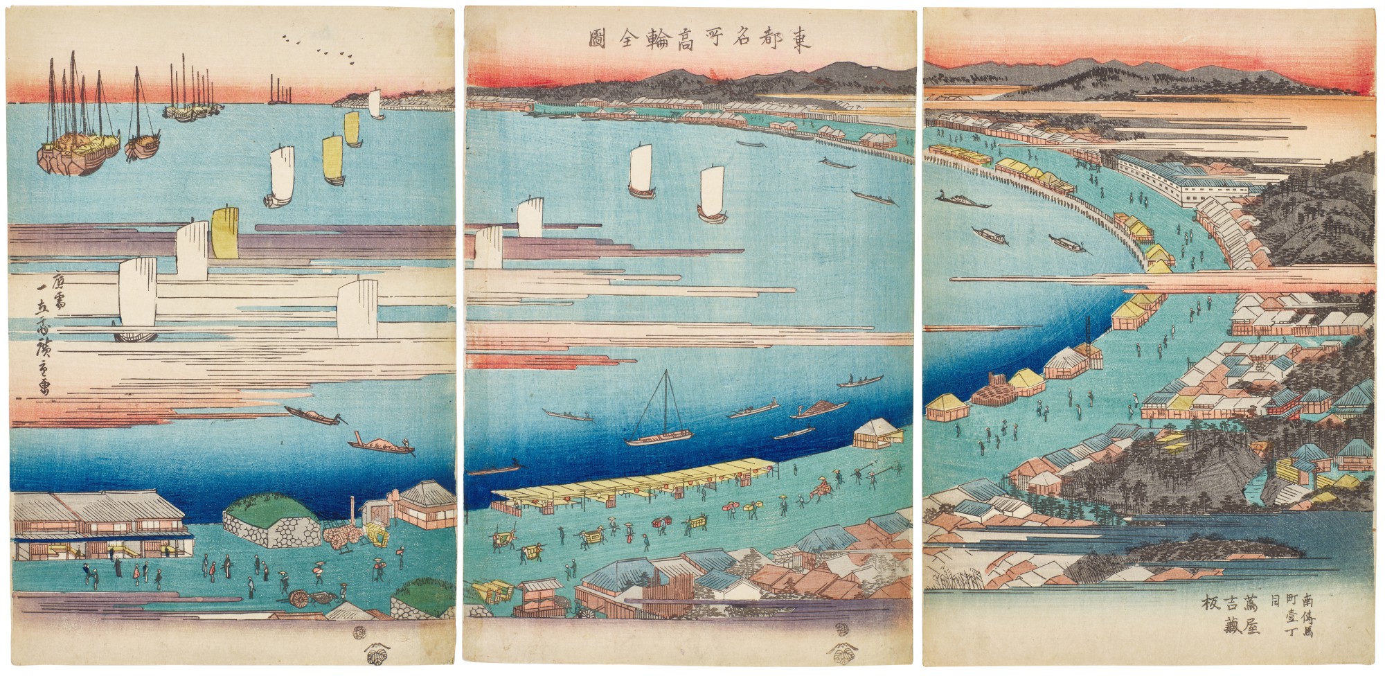Complete View of Takanawa (Takanawa zenzu) | Edo period, 19th century