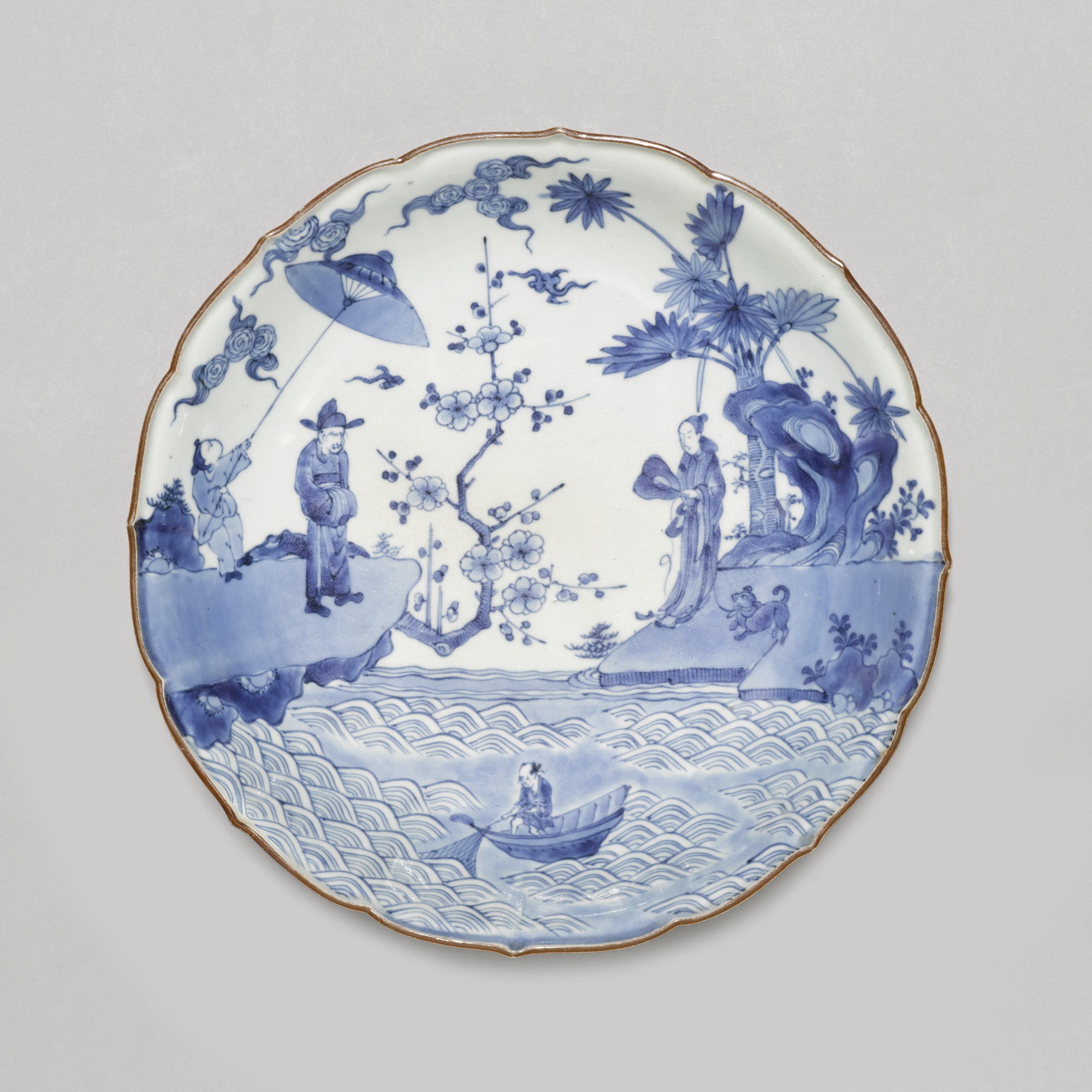 A Kakiemon style dish — Edo period, late 17th century