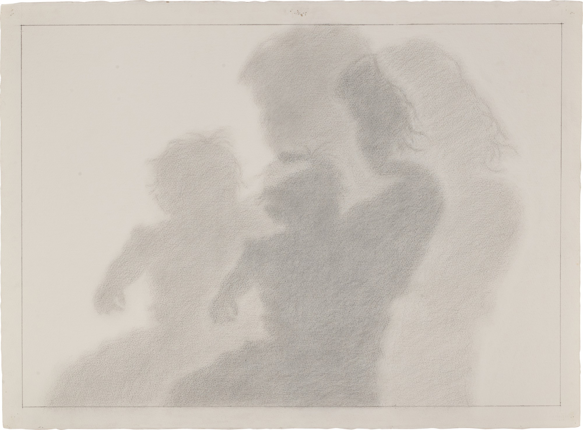 Takamatsu Jiro — Shadow Portrait of a Mother and Child (Kage no boshi zo)