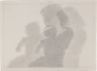 Shadow Portrait of a Mother and Child (Kage no boshi zo)