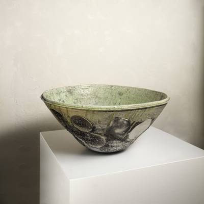 Large stoneware bowl