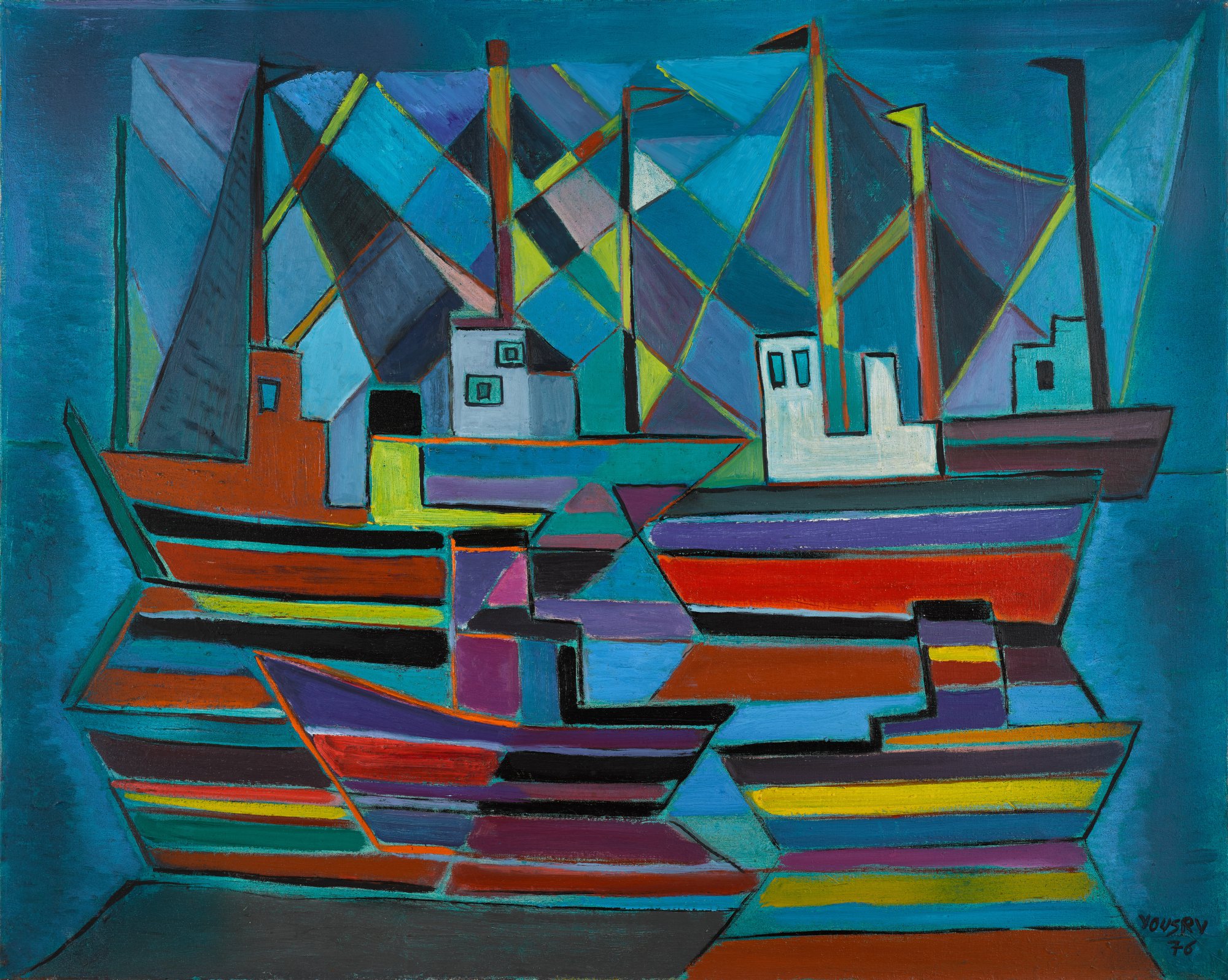 Salah Yousri — Untitled (Bateaux de pêche) 