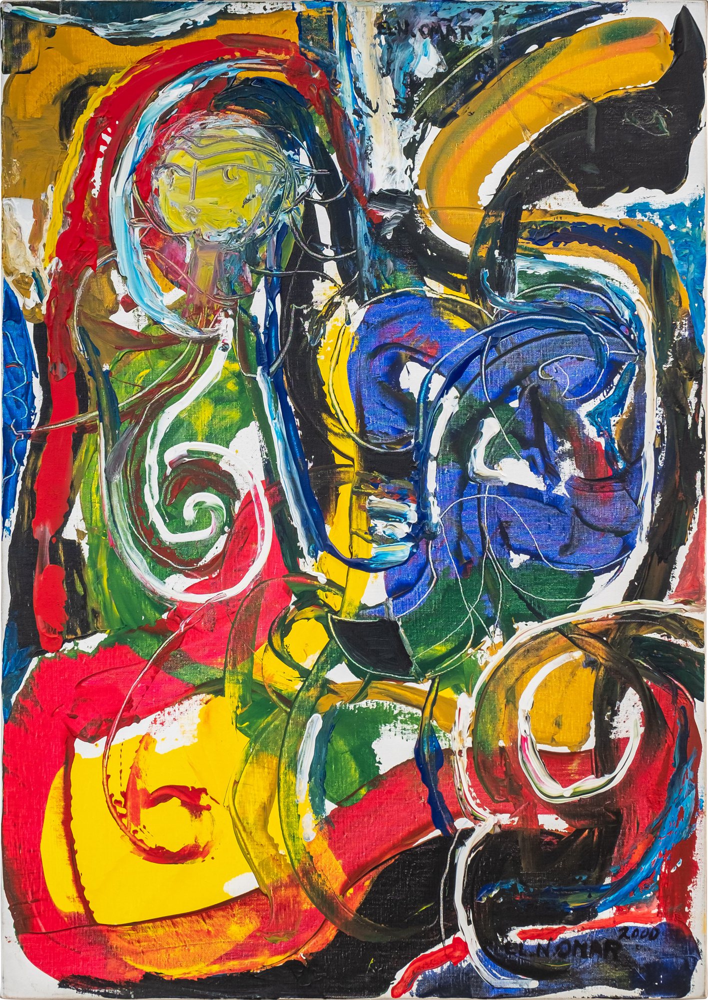 Omar El-Nagdi — Composition aux Personnages Stylisés