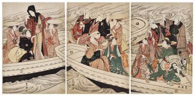 River Crossing | Edo period, 19th century