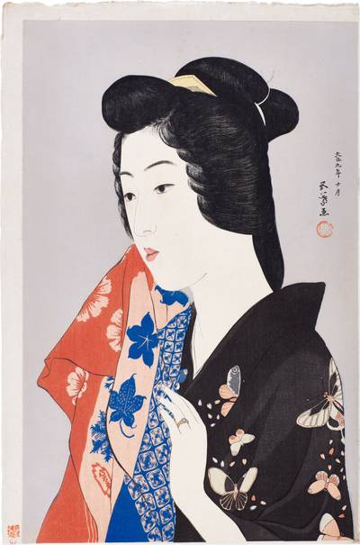 Woman with a Towel (Tenugui no onna) | Showa period, 20th century
