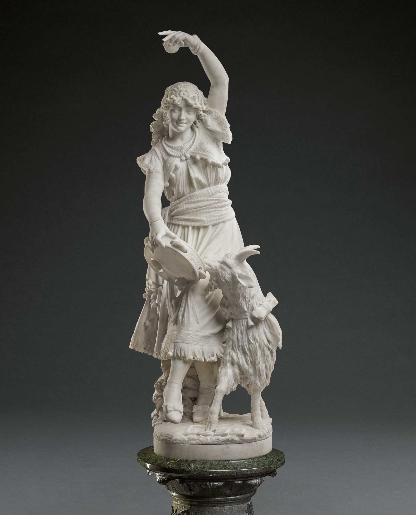 Esmeralda Dancing with a Tambourine