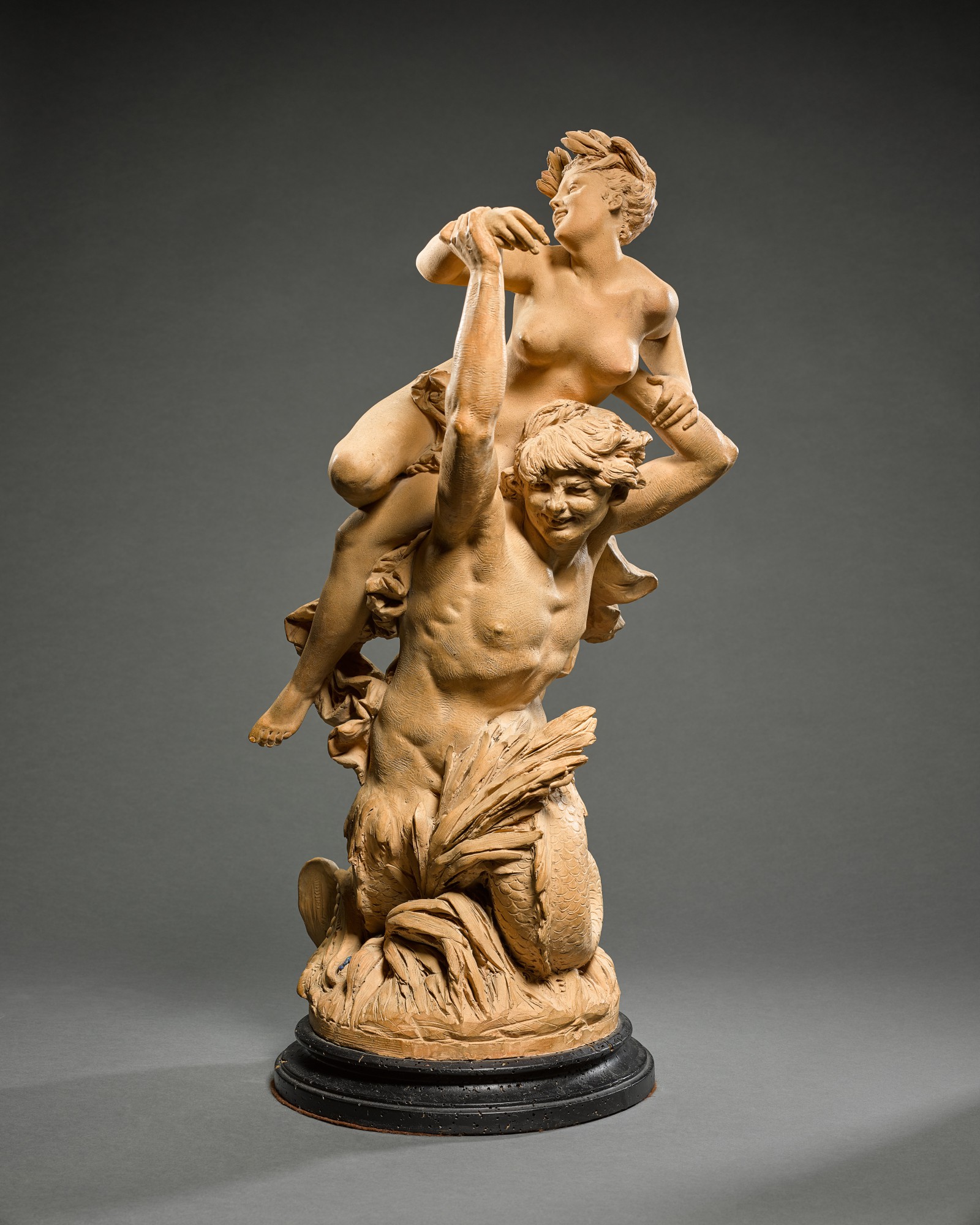 Albert-Ernest Carrier-Belleuse — Nymph and Triton