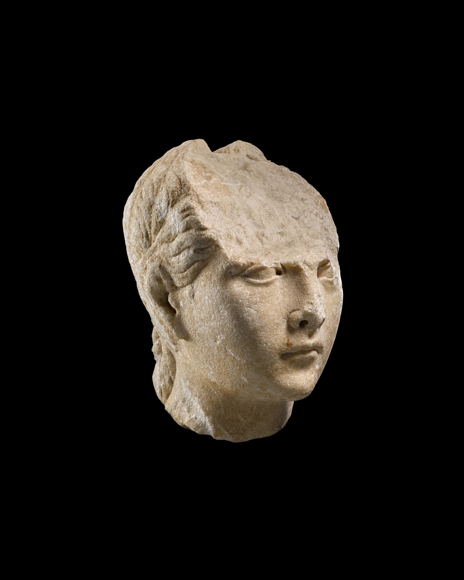 A Roman Marble Portrait Head of a Young Woman — A Roman Marble Portrait Head of a Young Woman, early 1st Century A.D.