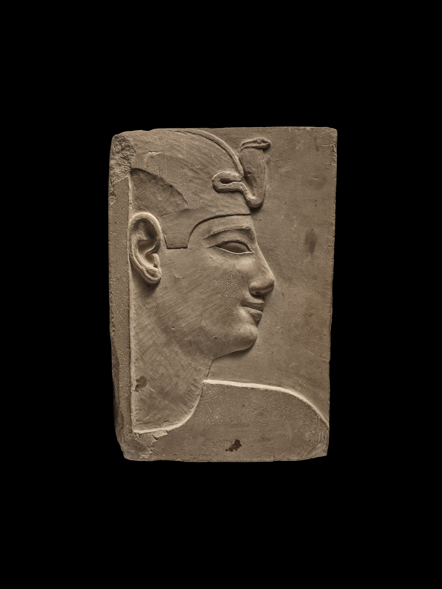 An Egyptian Limestone Votive Relief or Sculptor’s Model — An Egyptian Limestone Votive Relief or Sculptor’s Model, early Ptolemaic Period, circa 305-200 B.C.