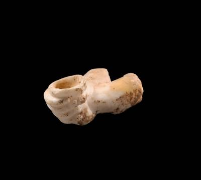 A Roman Marble Right Hand Pouring from a Wineskin, circa 2nd Century A.D.