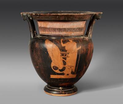 An Attic Red-figured Column Krater