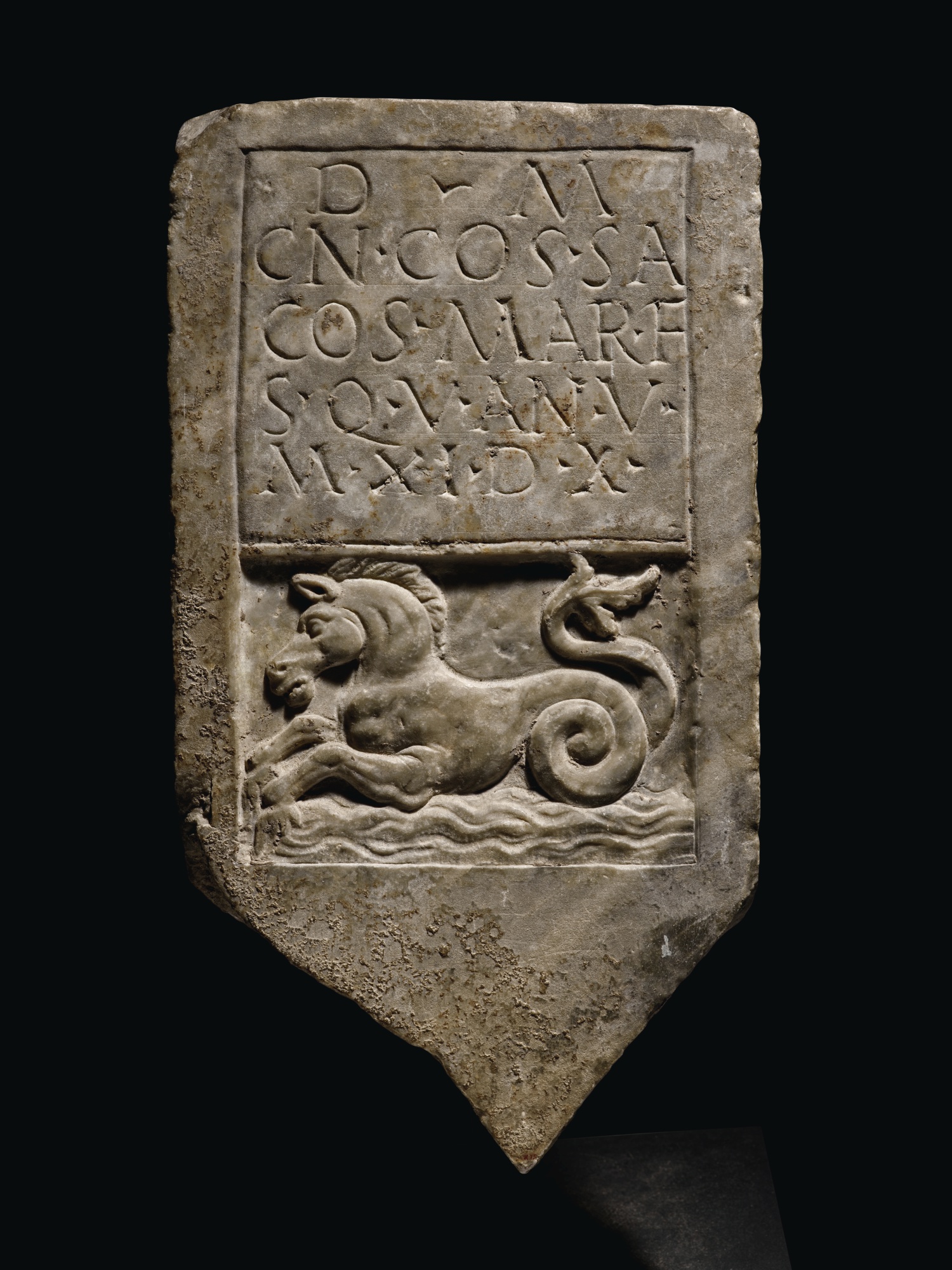 A Roman Marble Loculus Plaque with Funerary Inscription for Martial — A Roman Marble Loculus Plaque with Funerary Inscription for Martial, late 1st/2nd Century A.D.