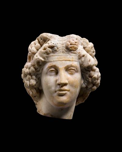 A Roman Marble Head of Dionysos, circa 2nd Century A.D.