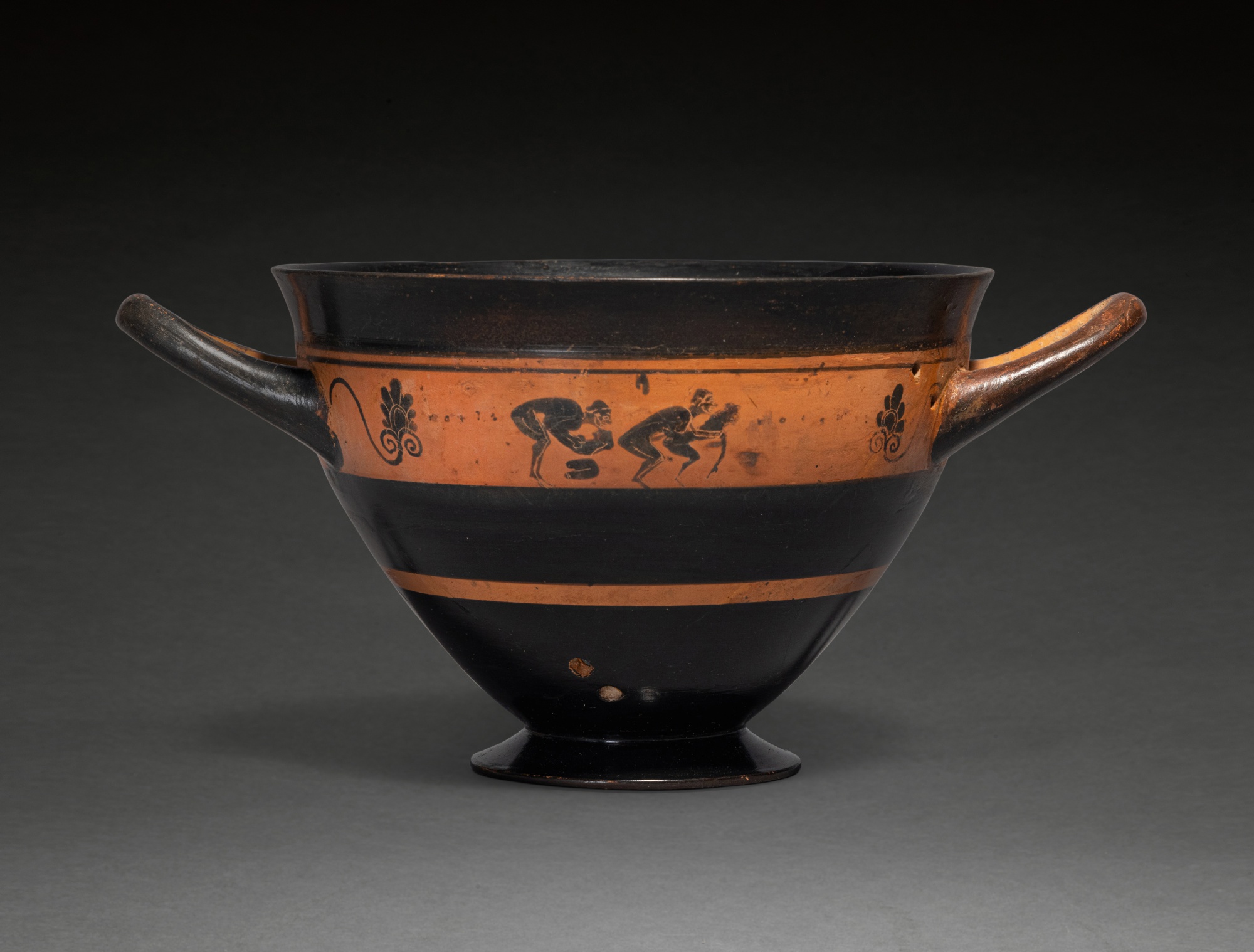 An Attic Black-figured Skyphos, circa 540-520 B.C. — An Attic Black-figured Skyphos, circa 540-520 B.C.