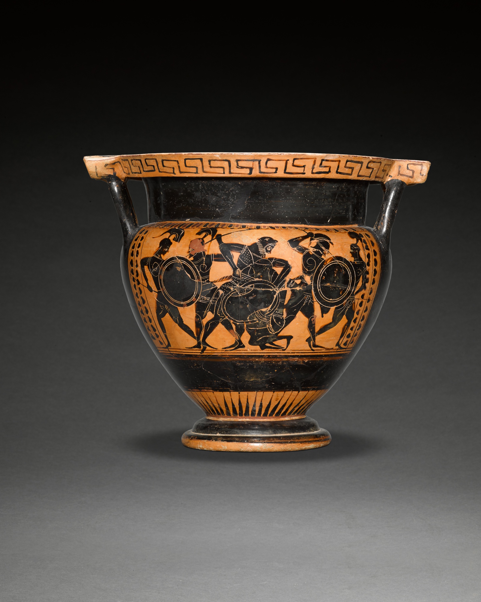 An Attic Black-figured Column Krater, circa 530-520 B.C. — An Attic Black-figured Column Krater, circa 530-520 B.C.