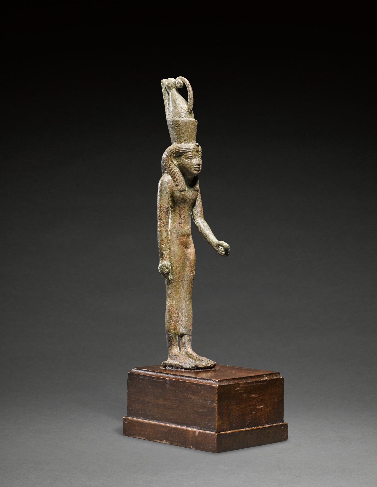 An Egyptian Bronze Figure of the Goddess Mut — An Egyptian Bronze Figure of the Goddess Mut, 25th/early 26th Dynasty, circa 750-600 B.C.