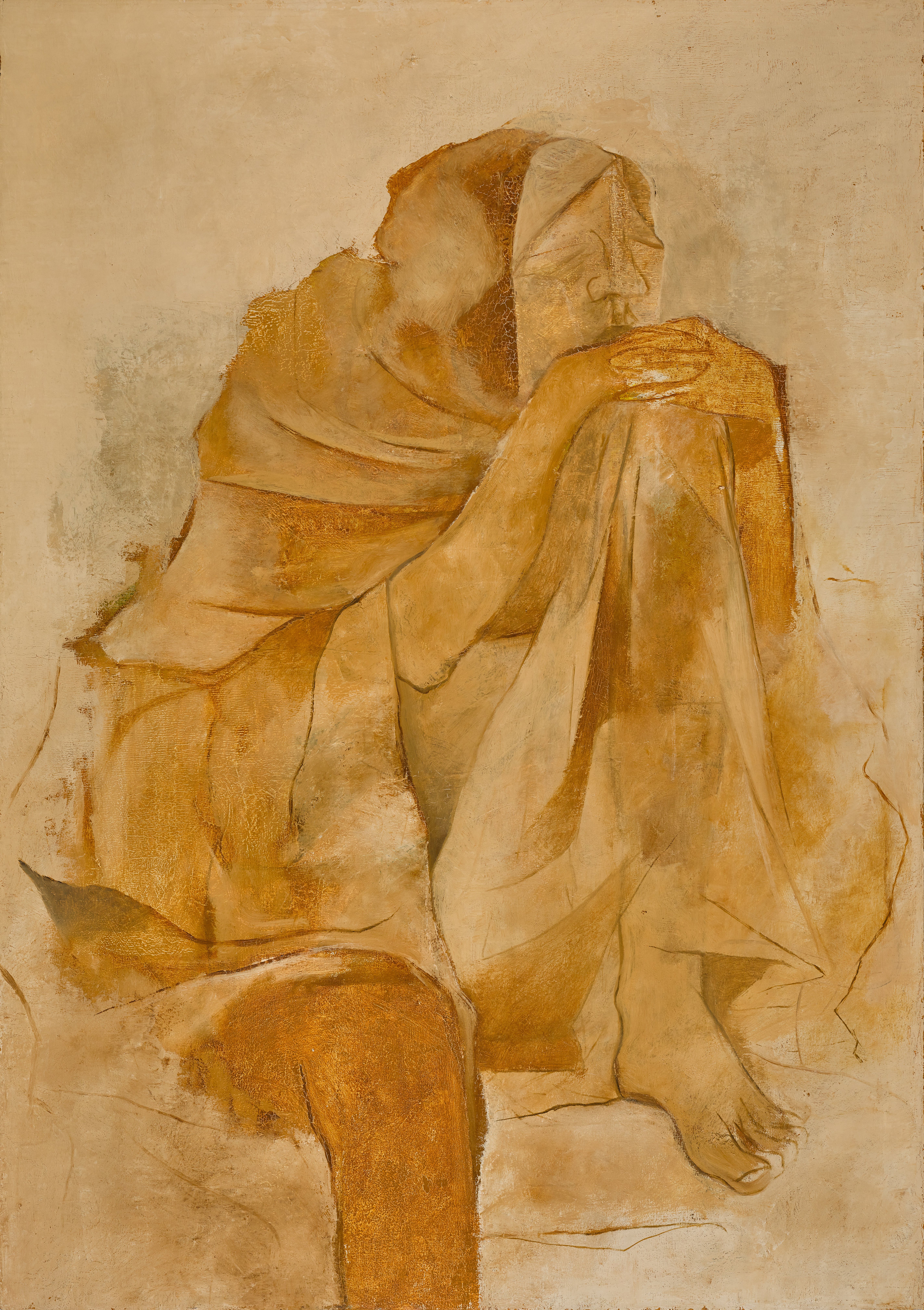 Krishen Khanna — Brooding Figure