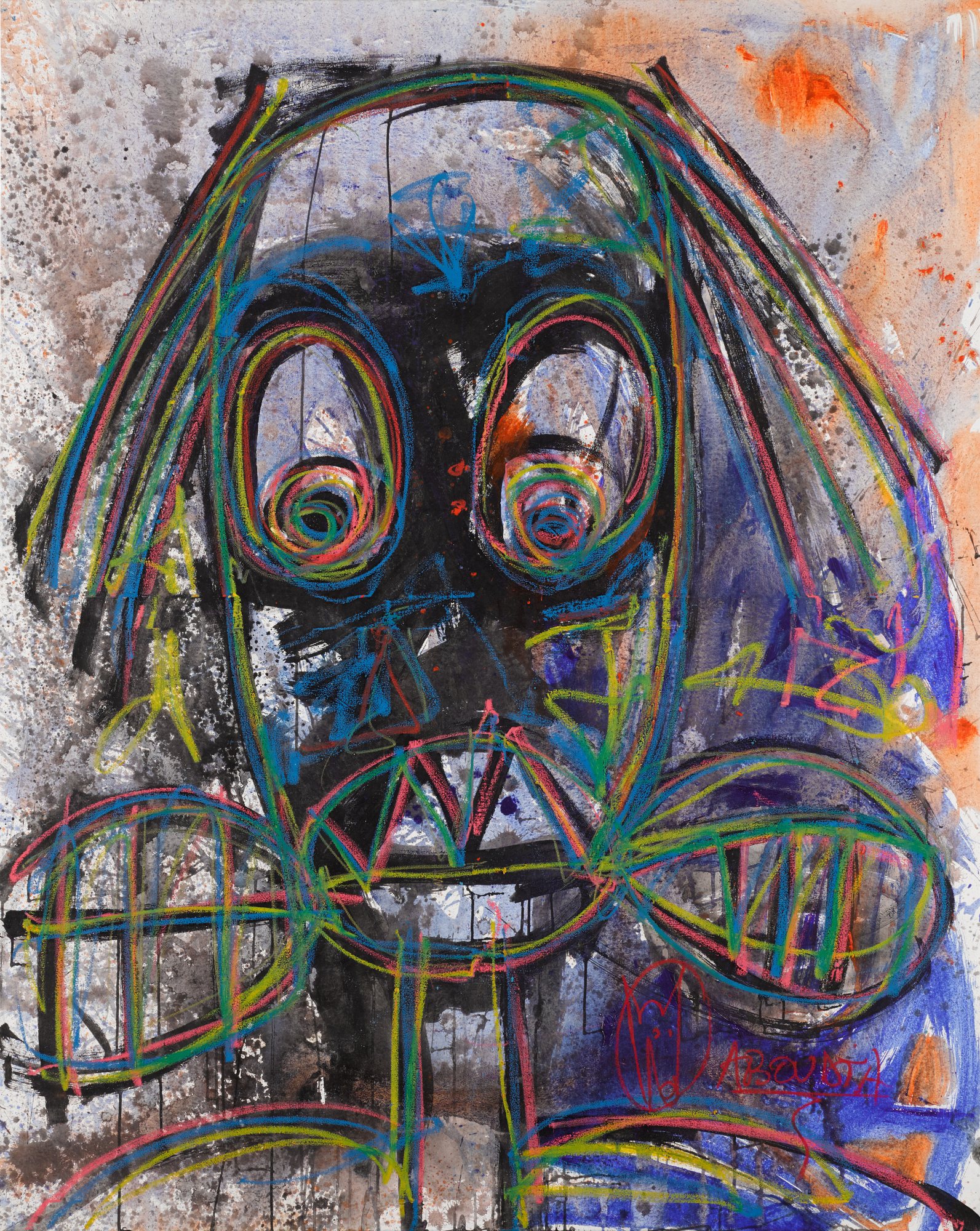 Abdoulaye Aboudia Diarrassouba — Cubist Mouth III