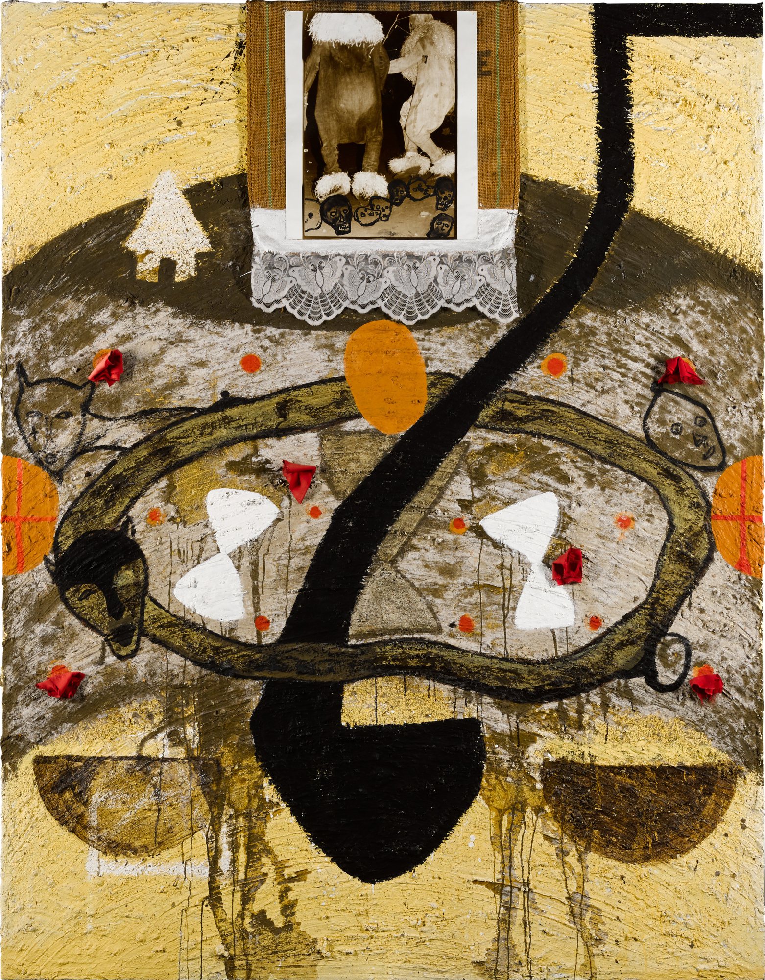 Dance of the Chaman #2, 1999 (Mask & Bow-Ties)