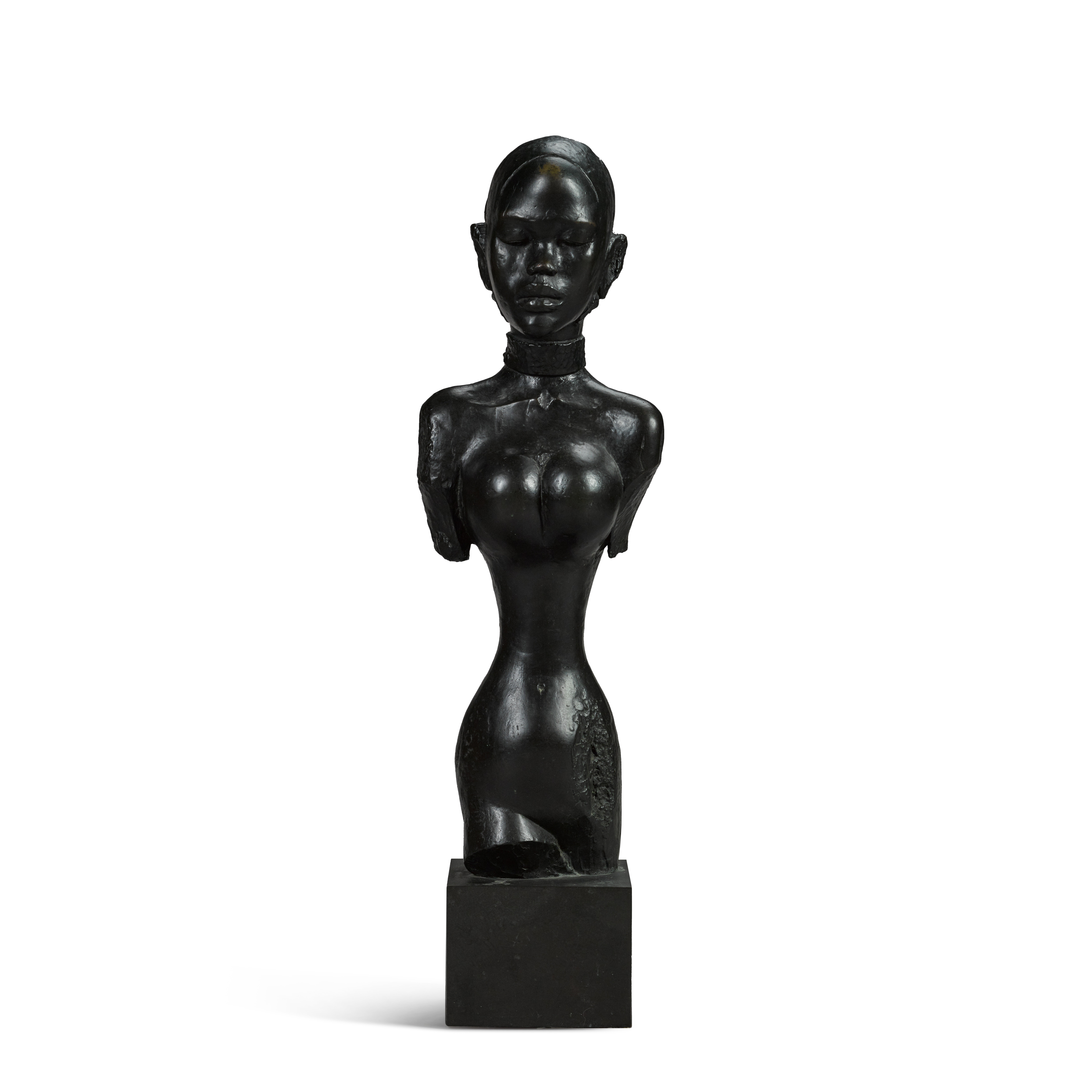 Ben Enwonwu — Bronze Torso of a girl