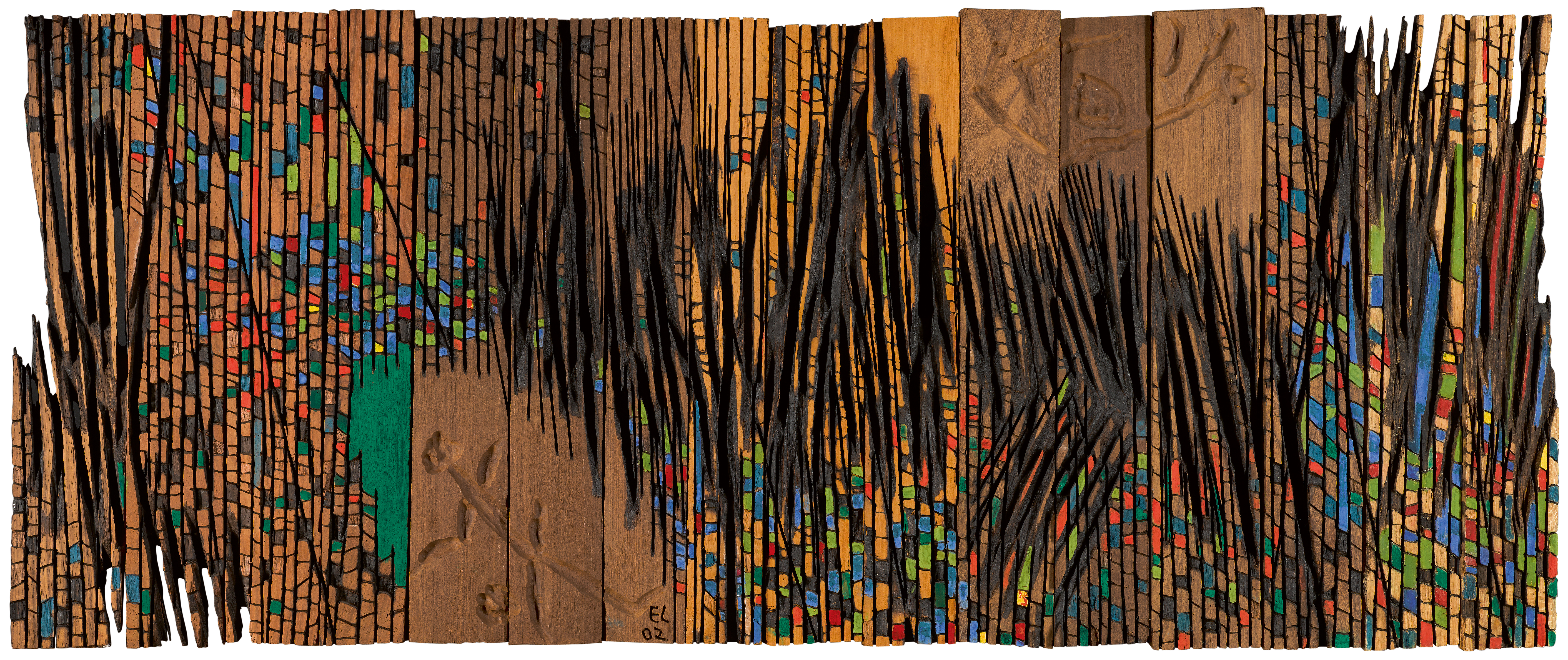 El Anatsui — Game on Gma's Cloth