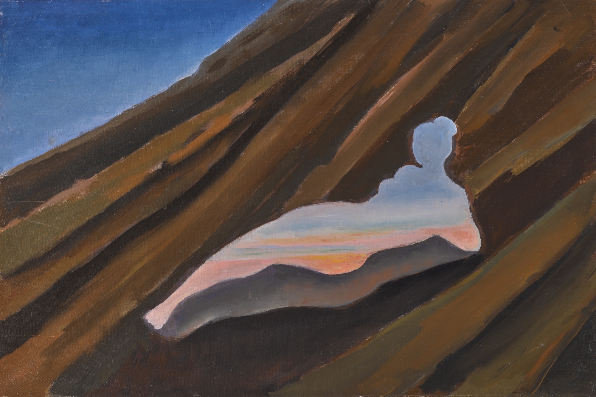 Jane Graverol — Nu dans les rochers