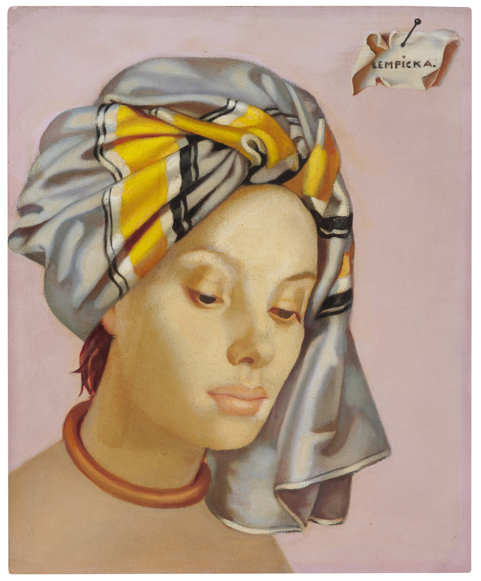 Tamara de Lempicka — Le turban gris I