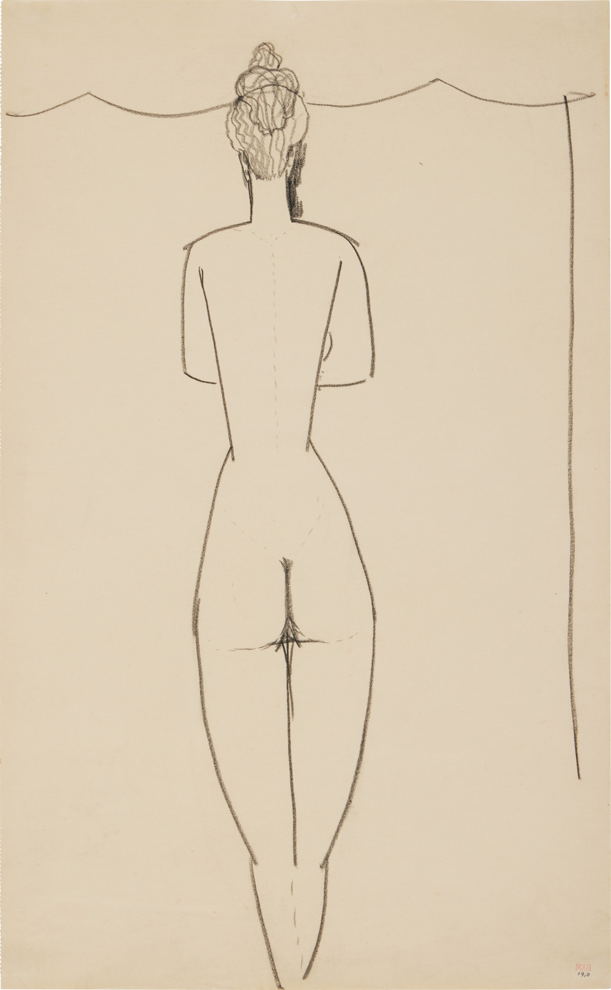 Amedeo Modigliani — Femme nue vue de dos