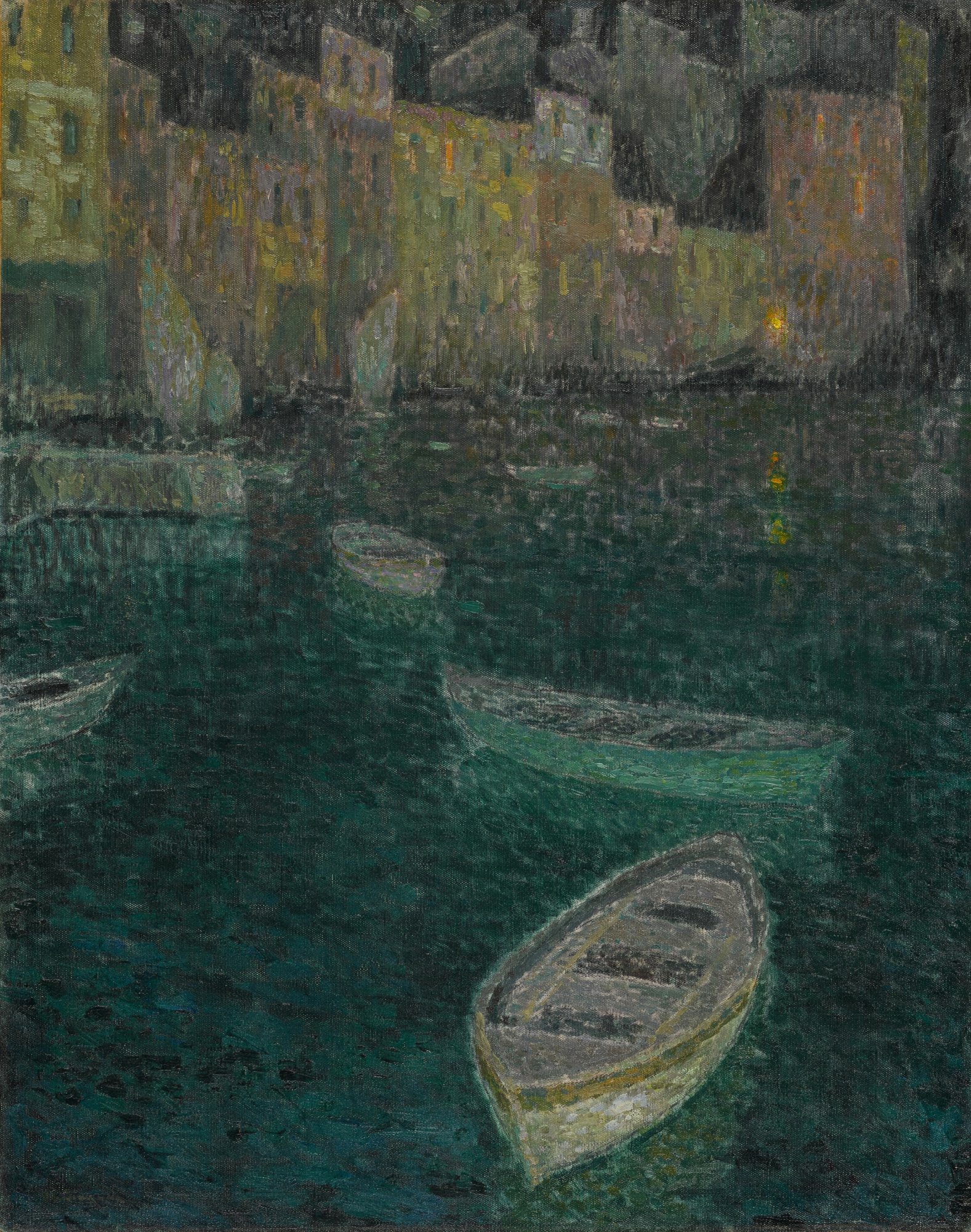 Clair de lune sur le port