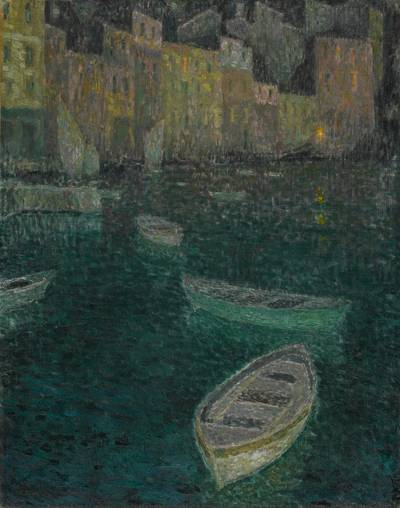 Clair de lune sur le port