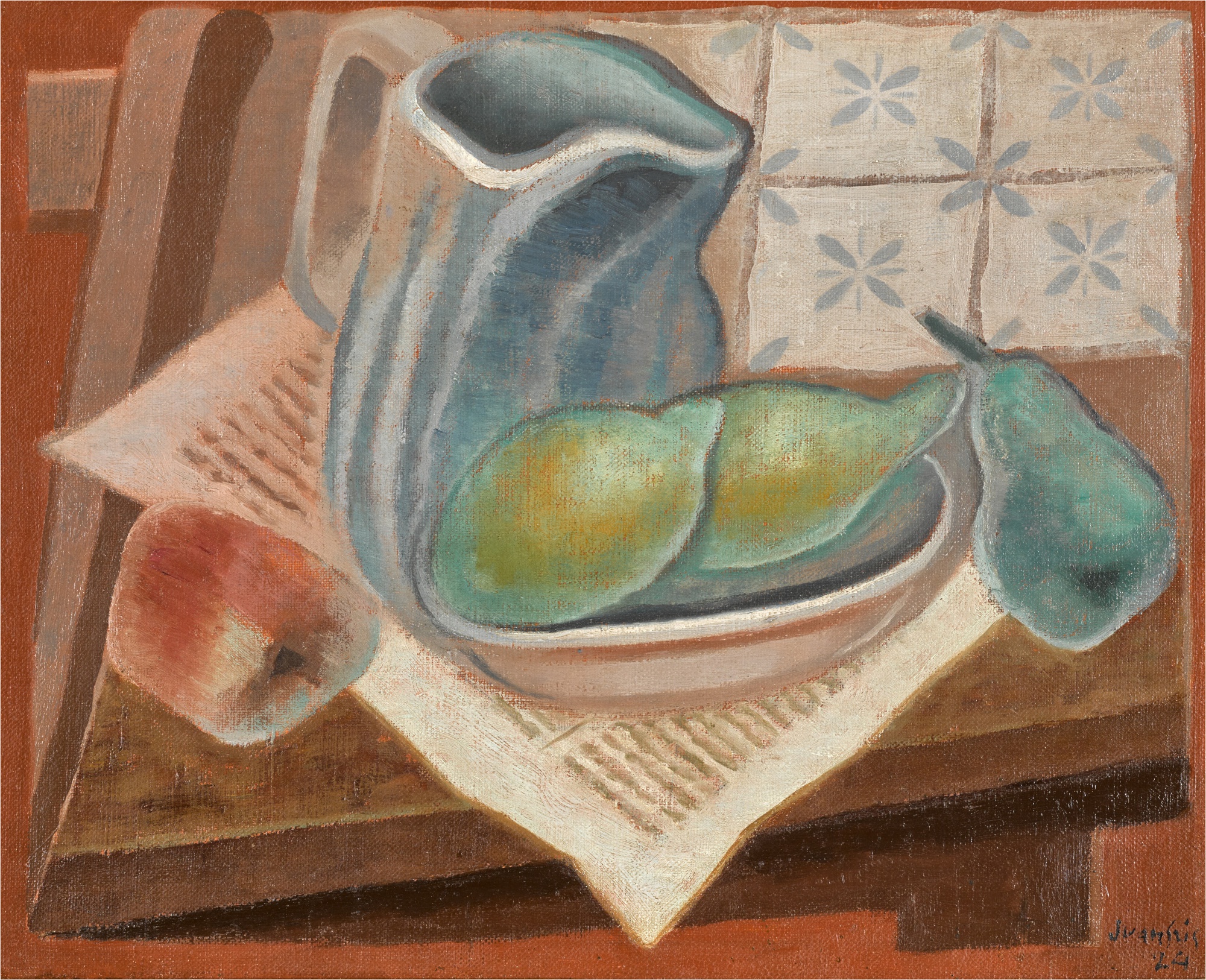 Juan Gris — Broc et poires