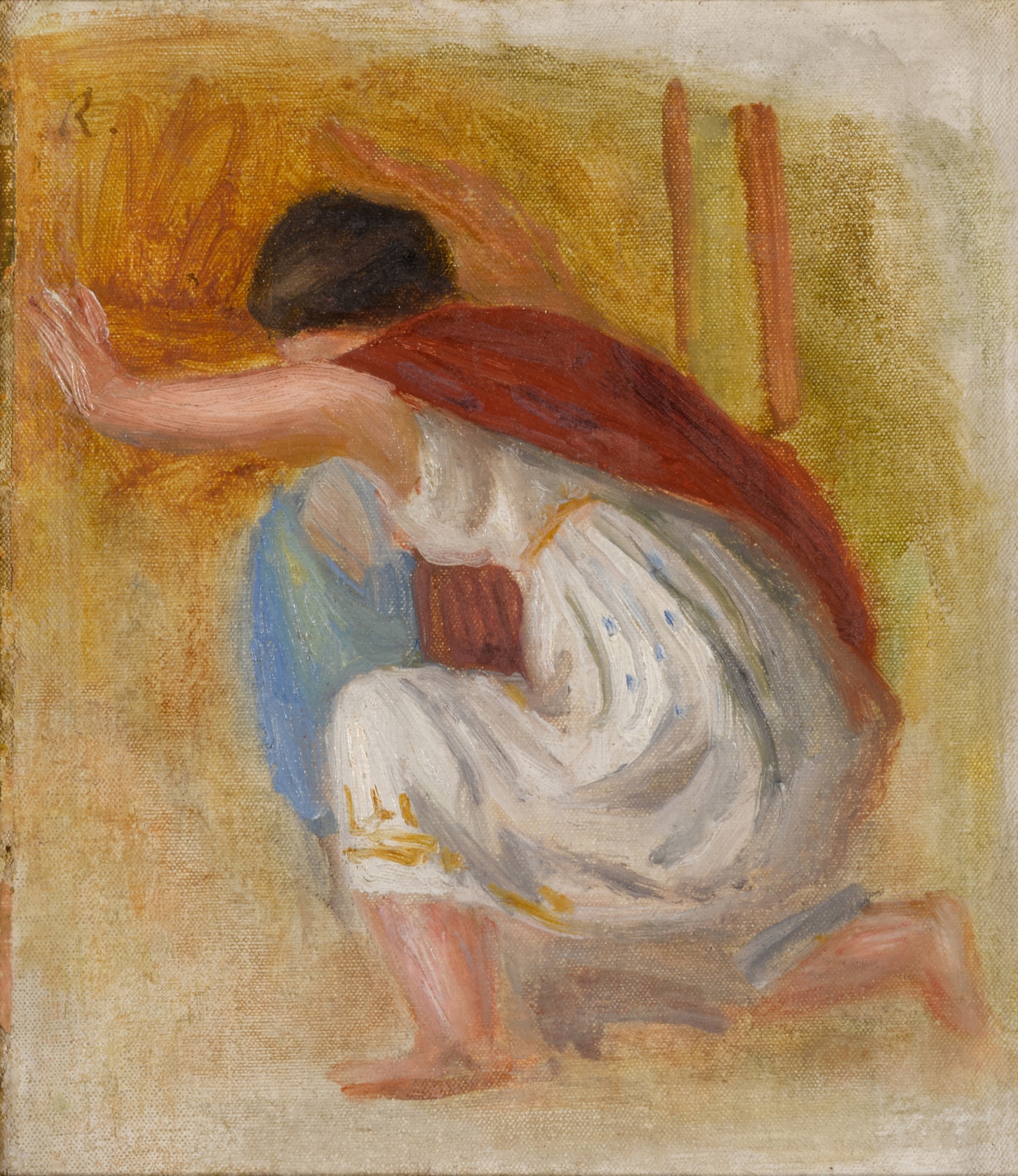 Pierre-Auguste Renoir — Étude pour Oedipe, La Tragédienne