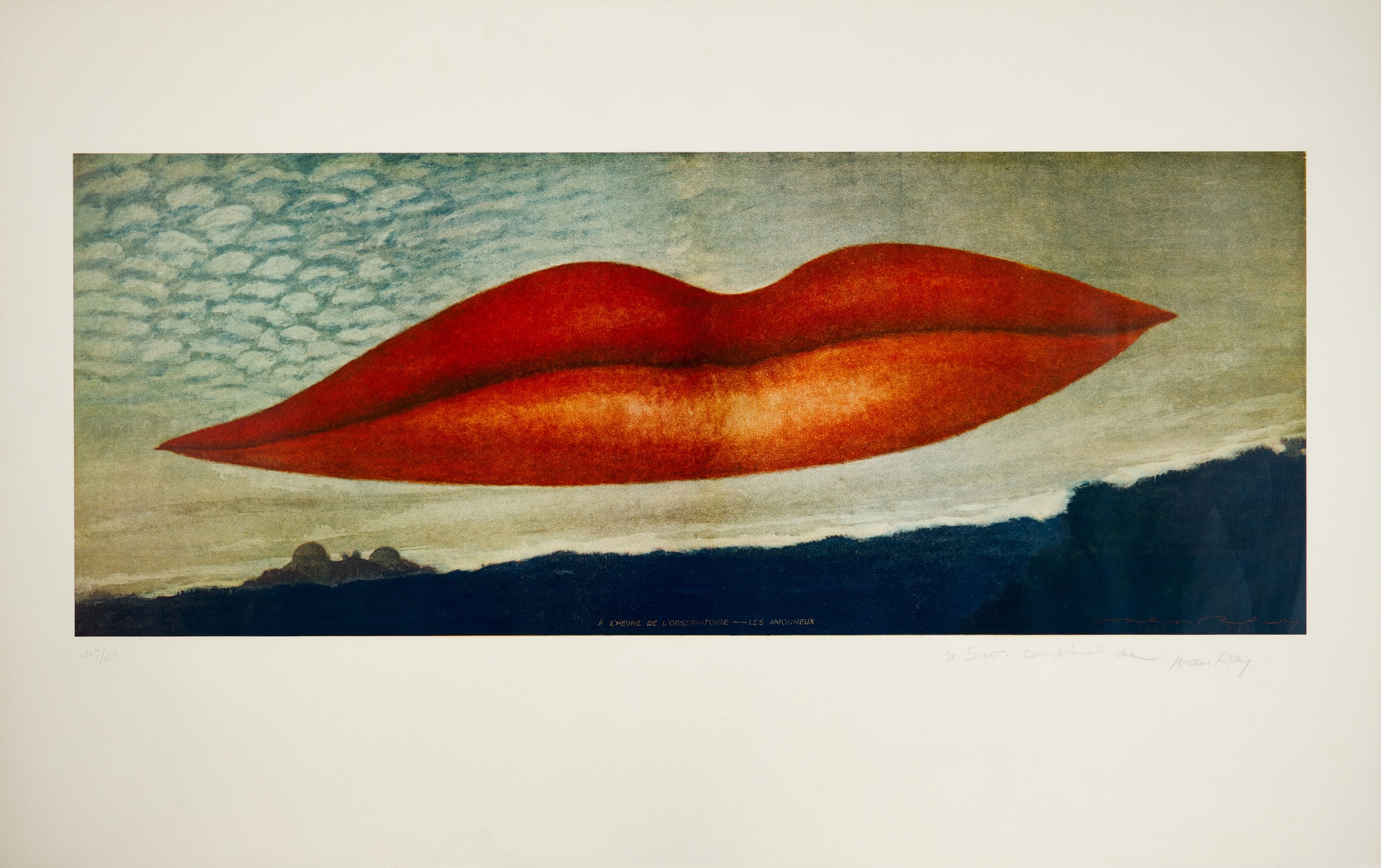 Man Ray — A l'heure de l'observatoire - Les amoureux