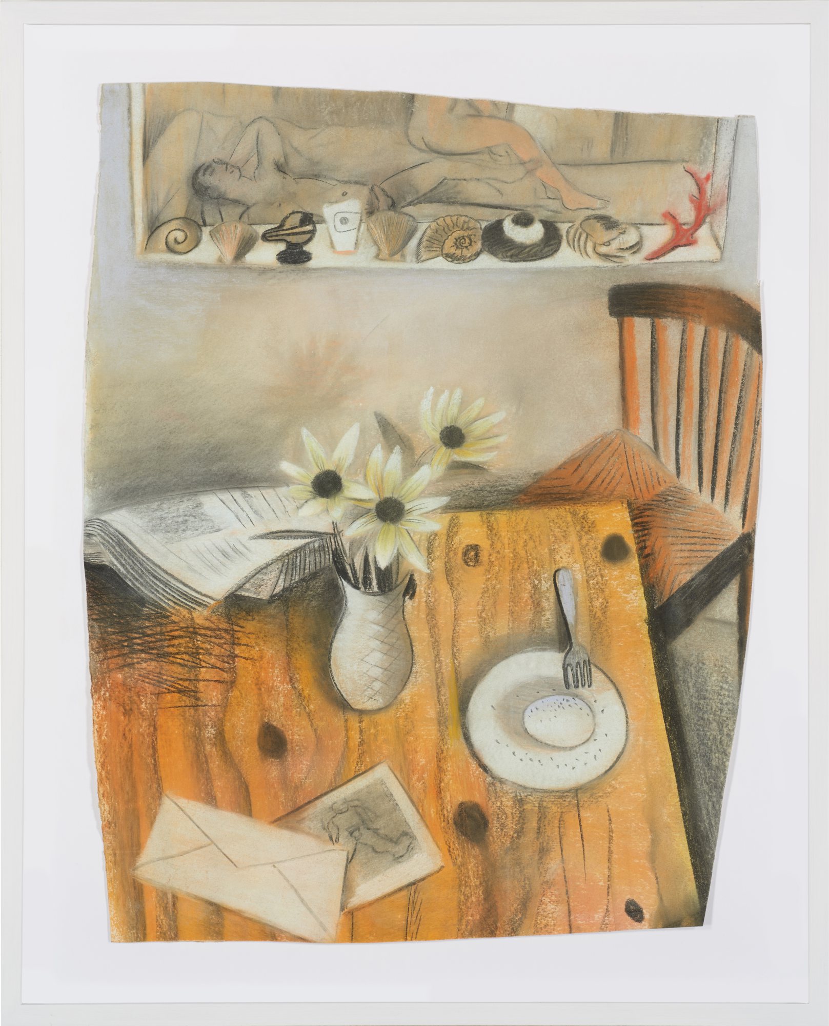 Louis Fratino — White Sunflowers