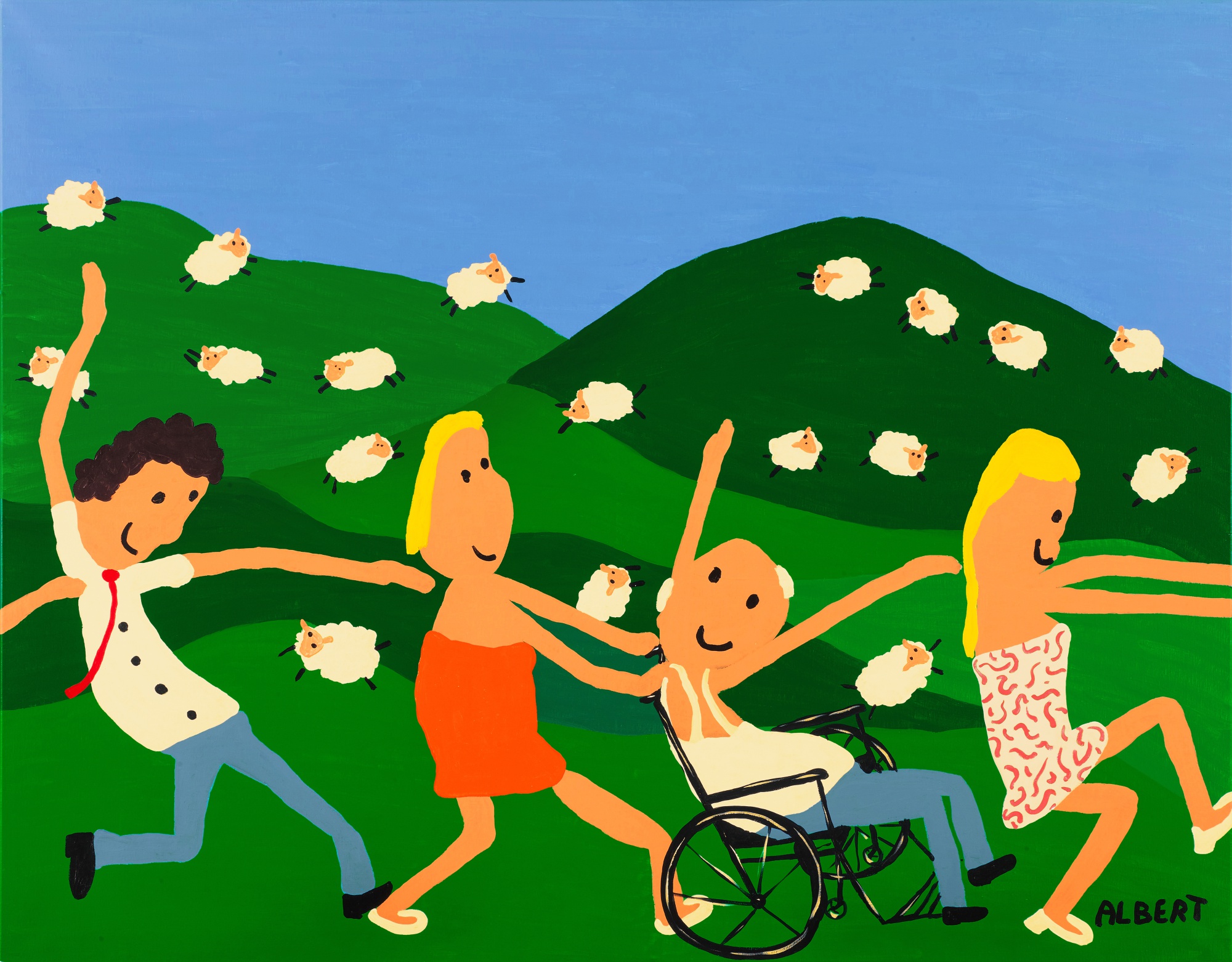 Albert Willem — Jumping Sheep but the Conga Continues! (Piece 58)