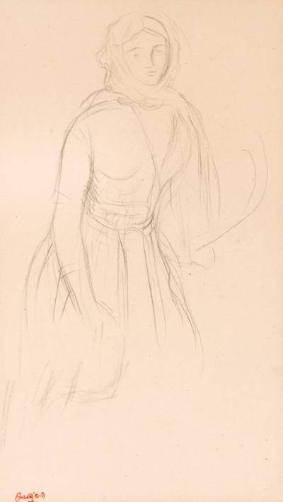 Jeune femme vue de face