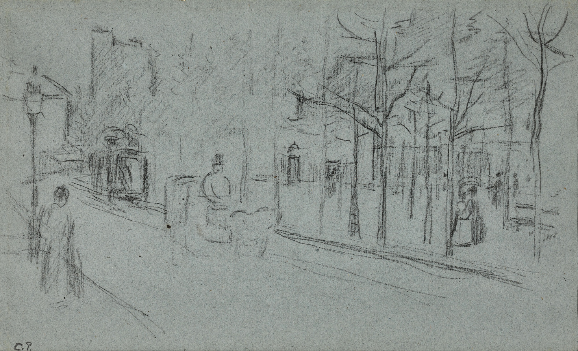 Camille Pissarro — Le boulevard