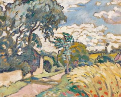 La maison au bord de la route en Normandie