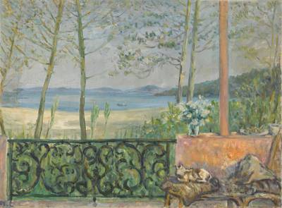 Terrasse au bord de la mer